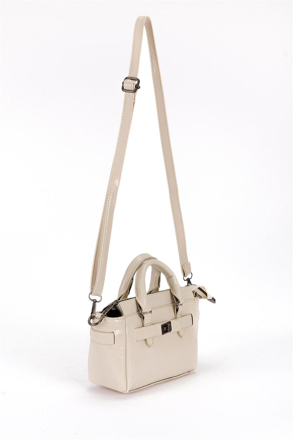 Minimal Çapraz Çanta Ekru