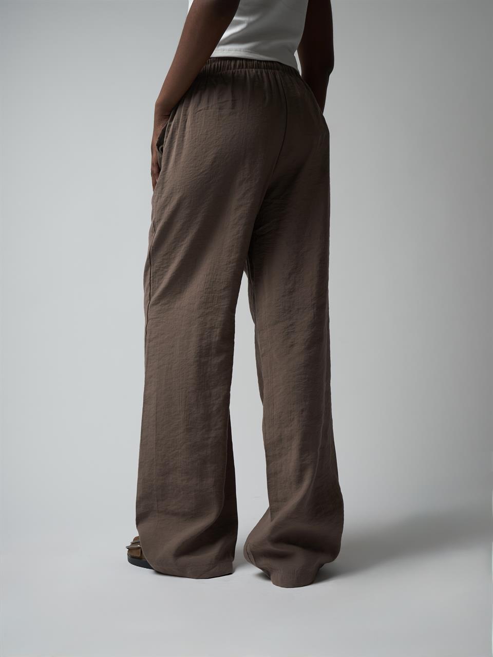 Modal Bol Paça Pantolon Vizon
