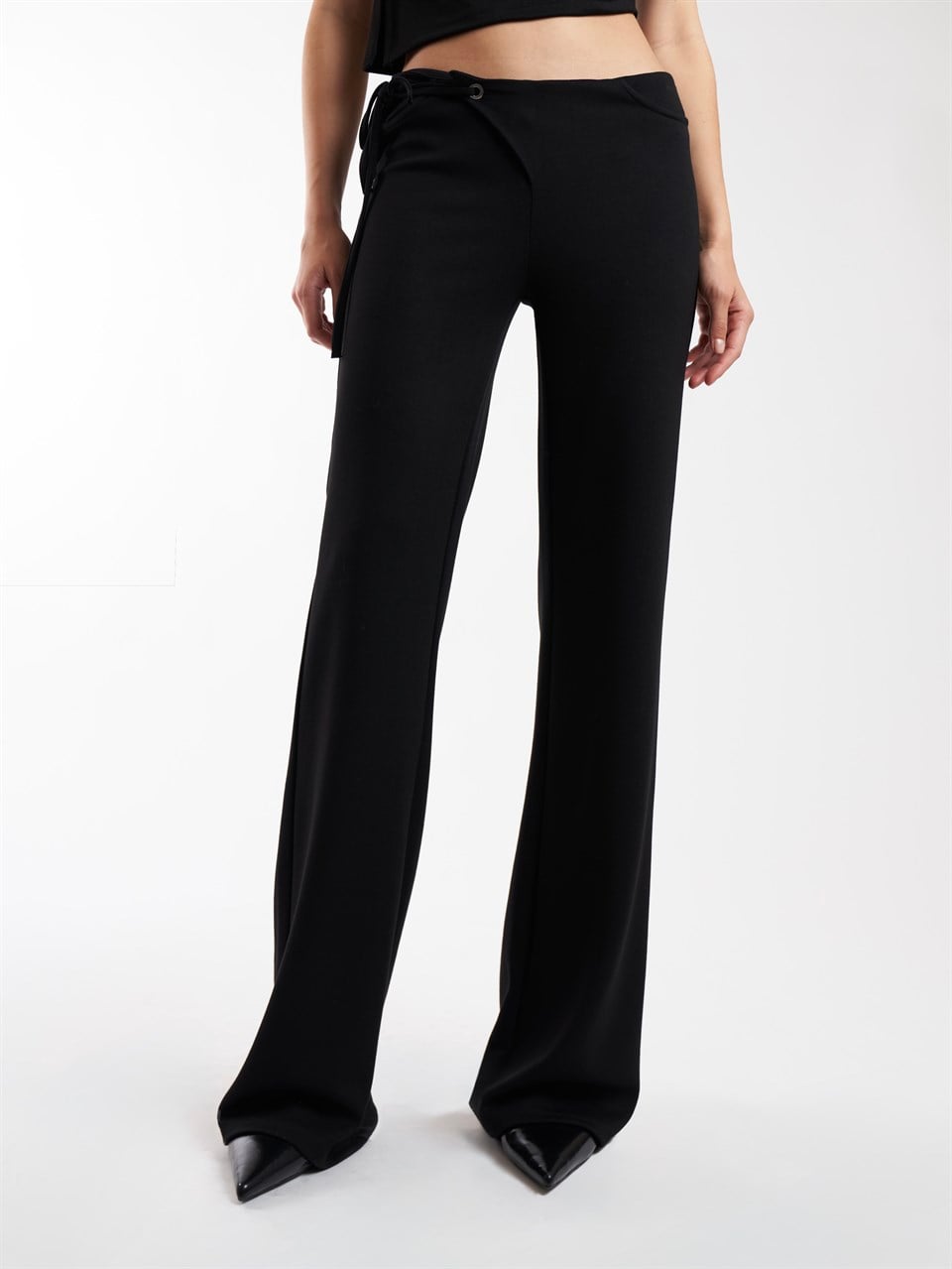 Oysho Bol Paça Pantolon Siyah