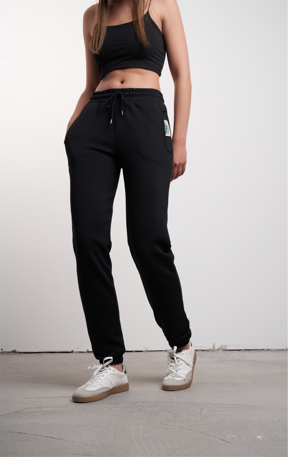 Paçası Lastikli Bel Lastik Eşofman Altı