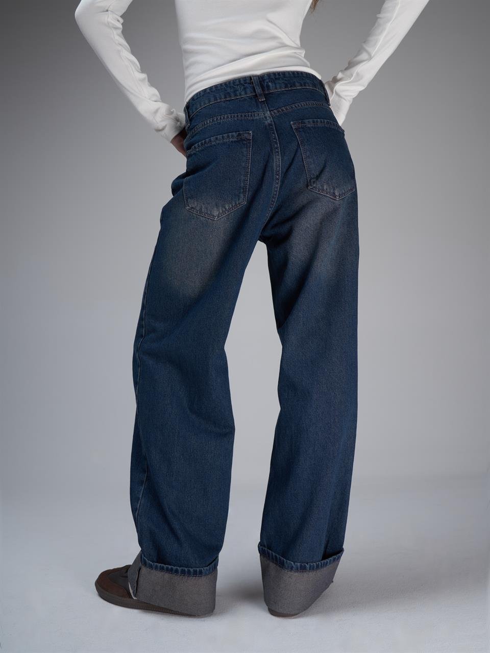 Palazzo Jean Pantolon Kahve Tint