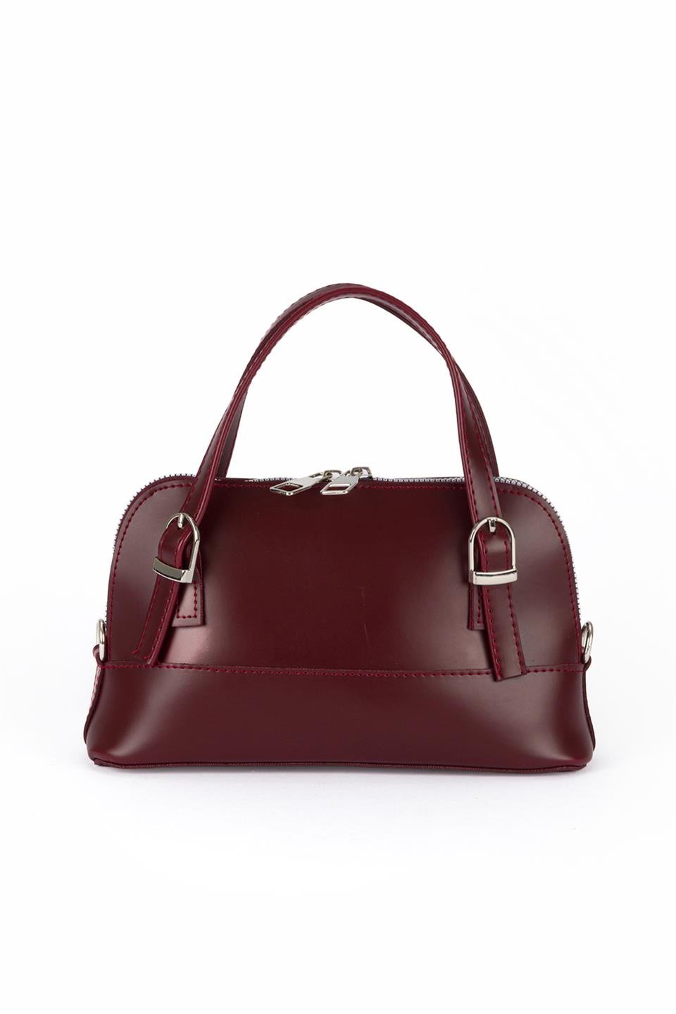 Popüler Model Çapraz Çanta Bordo