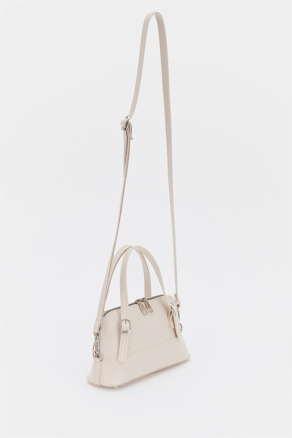 Popüler Model Çapraz Çanta Ekru