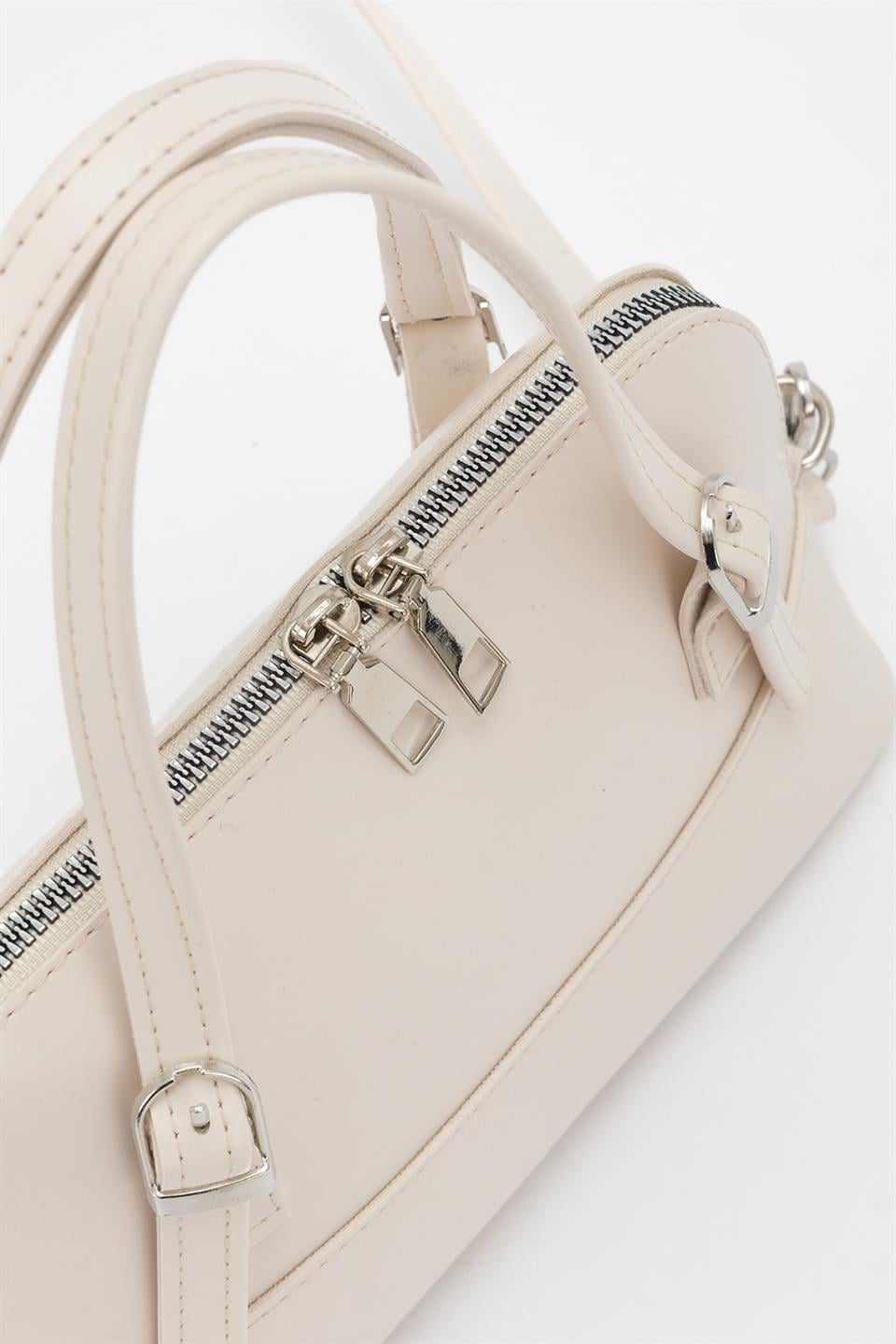 Popüler Model Çapraz Çanta Ekru