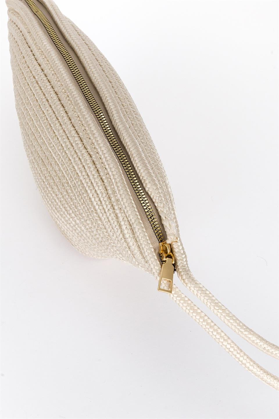 Portföy Clutch Çanta Krem