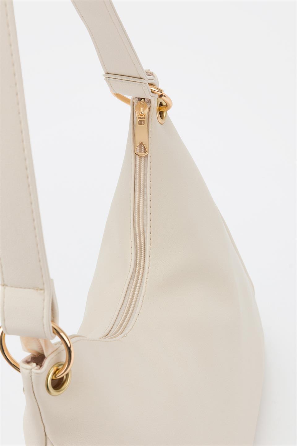 Salaş Omuz Çantası Ekru