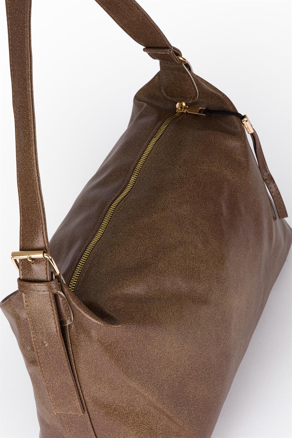 Salaş Omuz Çantası Vizon