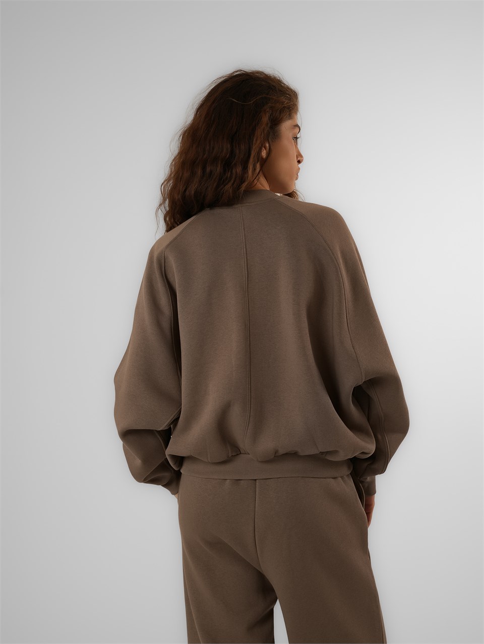 Şardonlu Sweatmont Vizon