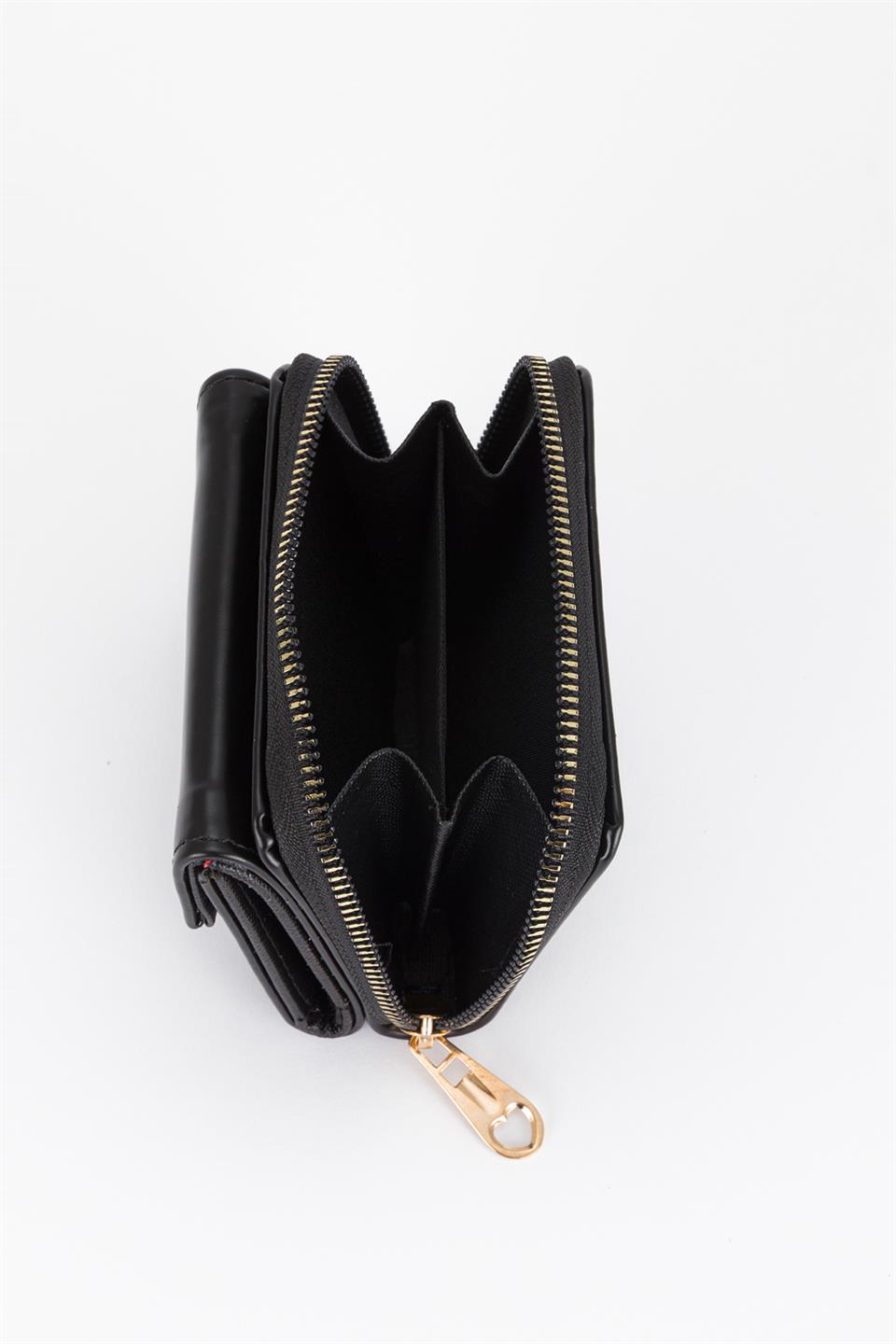 Soft Bölmeli Cüzdan Siyah