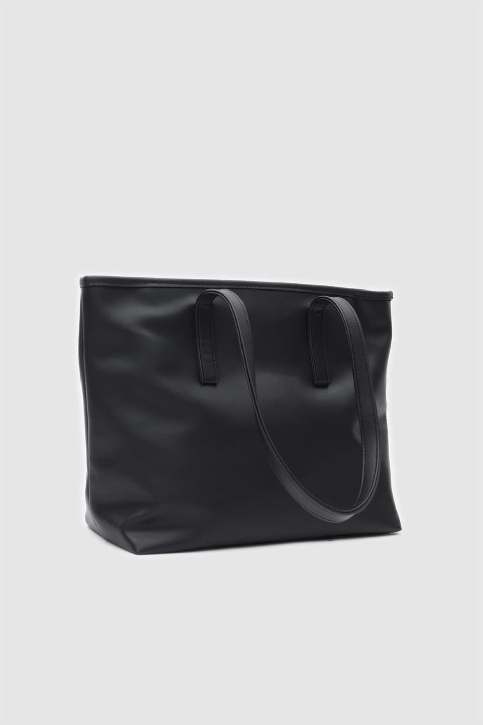 Soft Deri Omuz Çantası Siyah