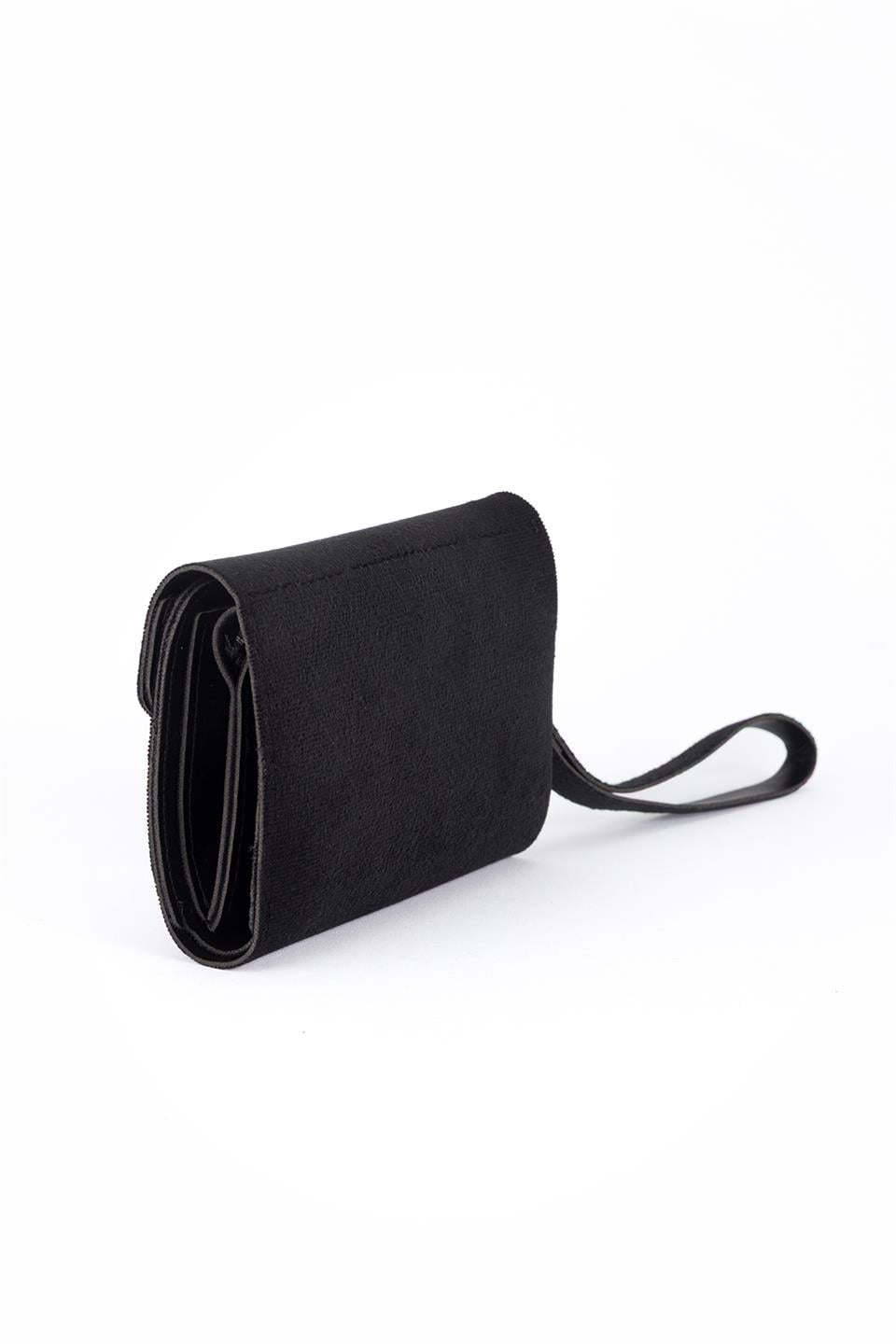 Taşlı Cüzdan Siyah