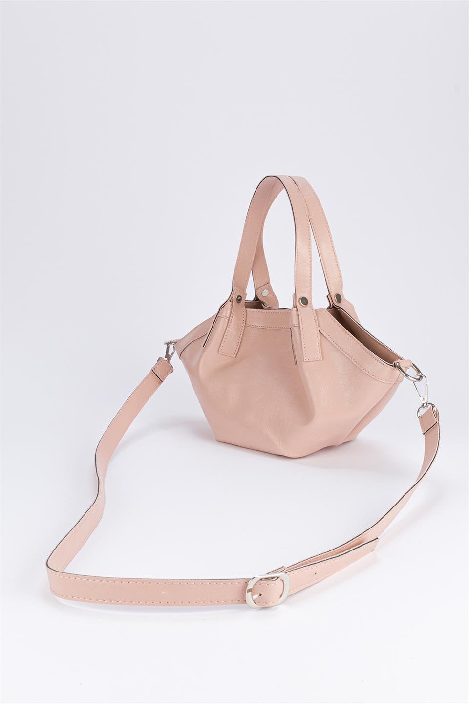Vintage Çapraz Çanta Toz Pembe