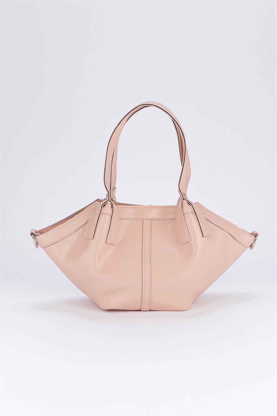 Vintage Çapraz Çanta Toz Pembe