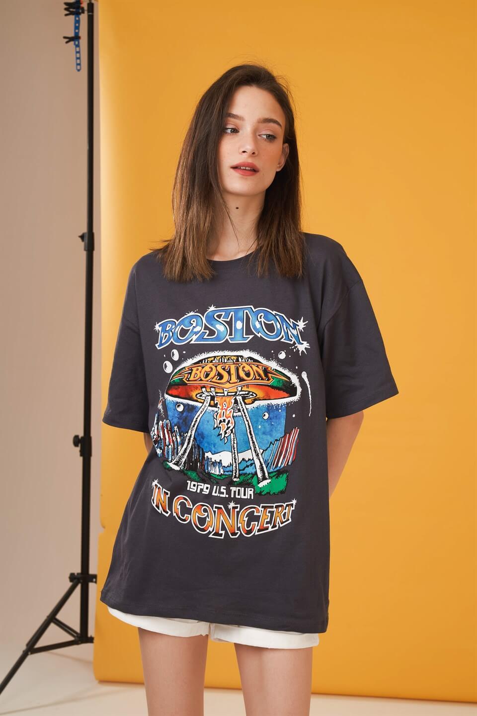 Baskılı T-shirt - Ambar Giyim