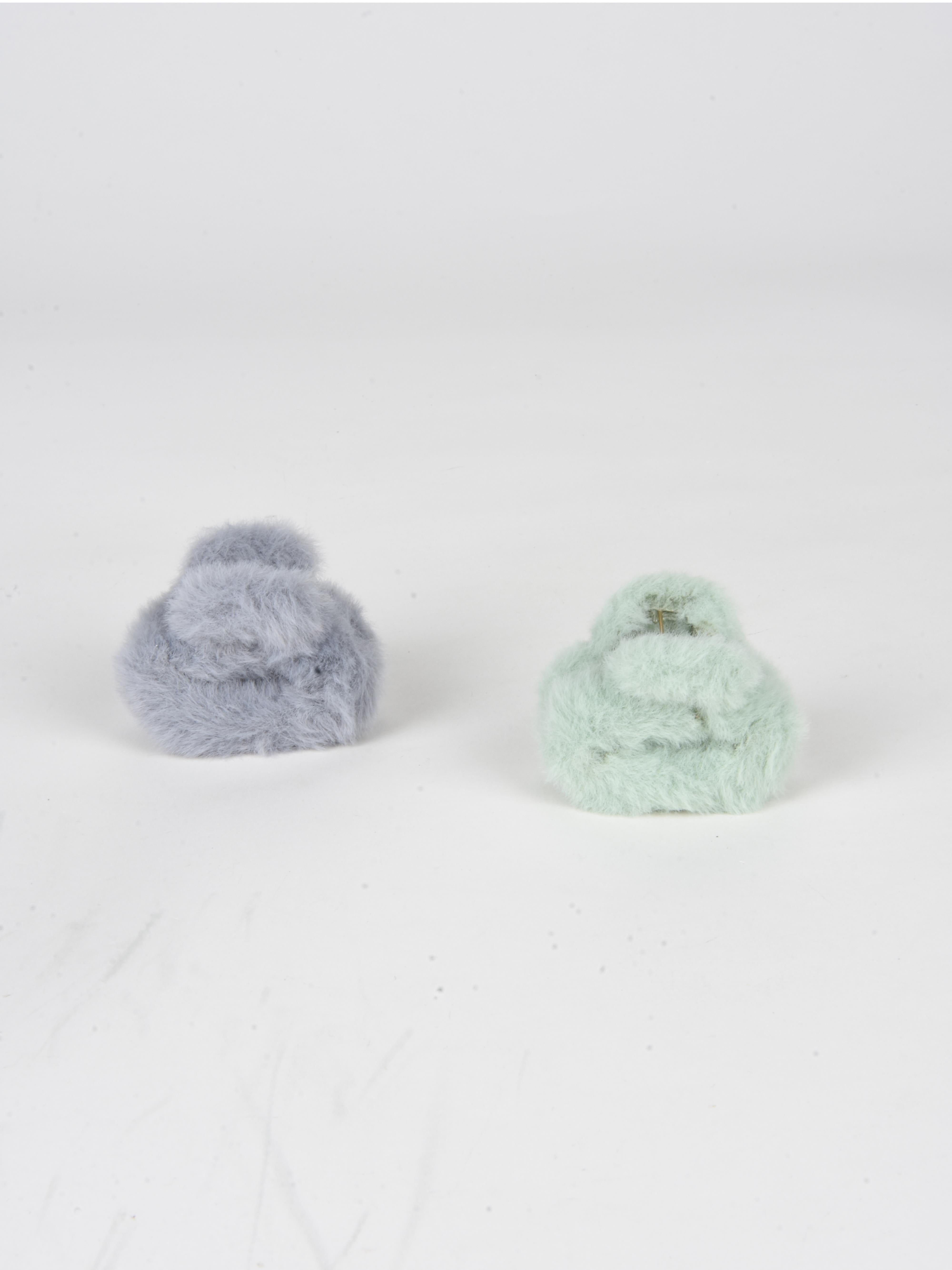2'li Mini Peluş Toka