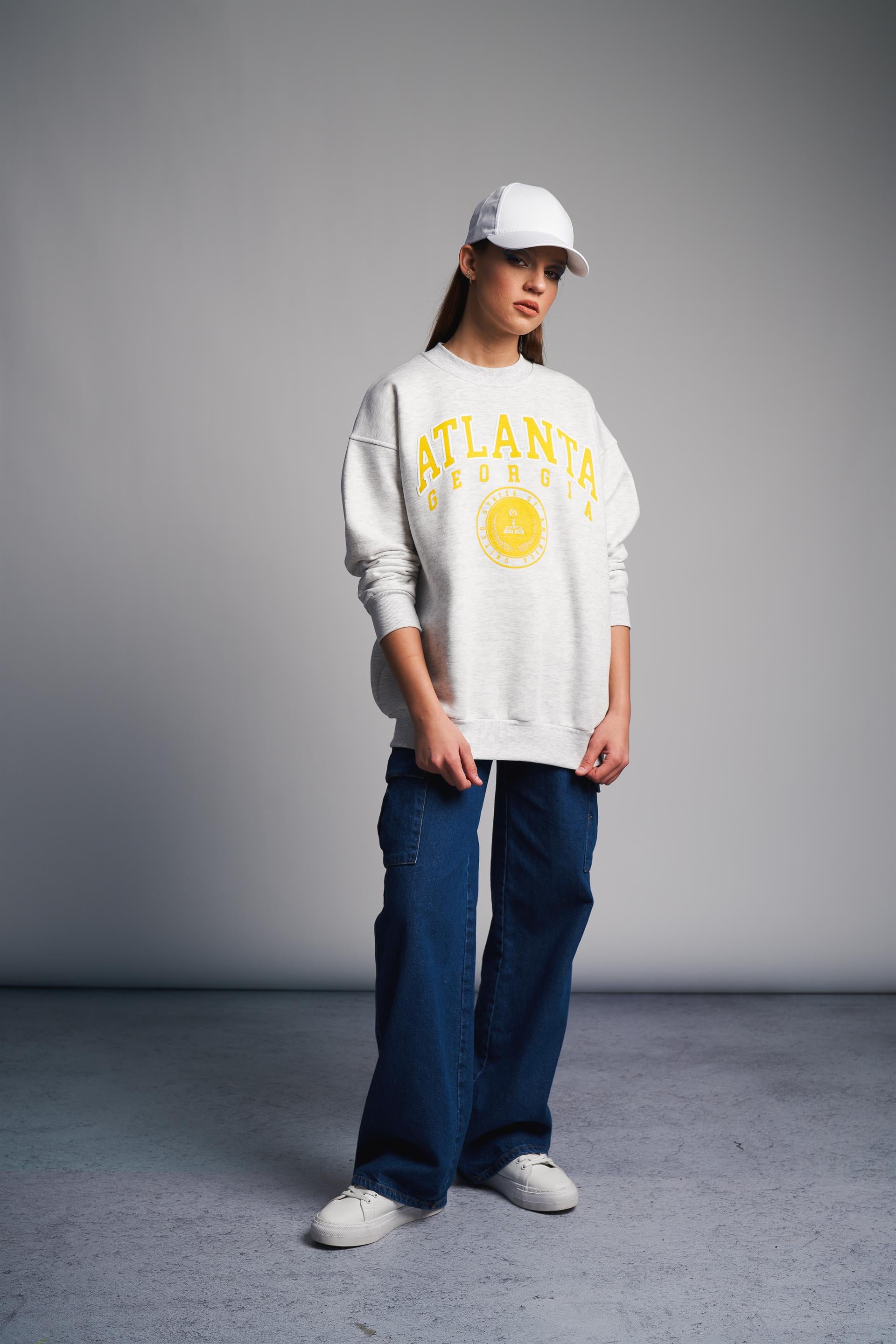 Atlanta Baskılı Sweatshirt