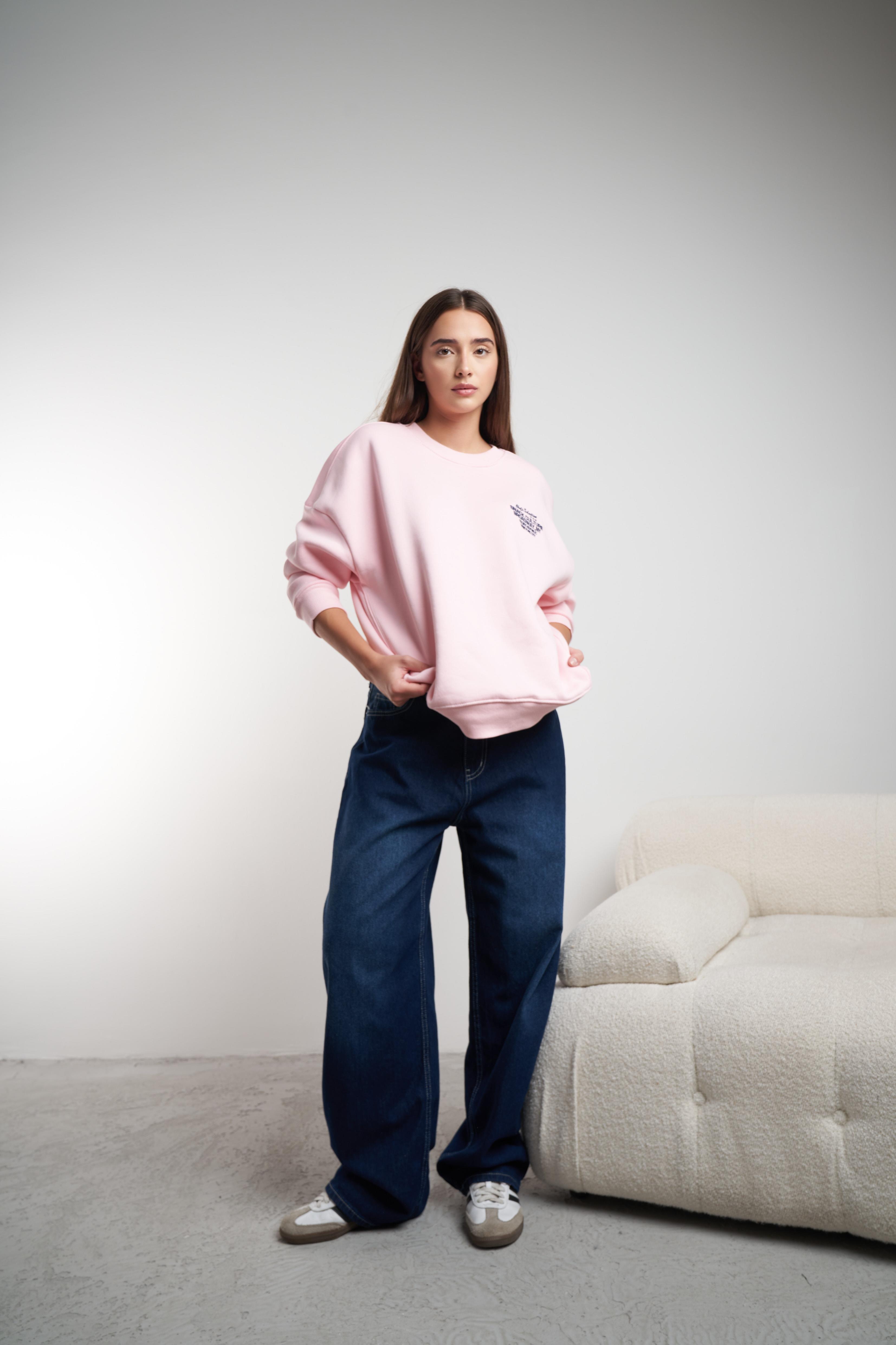 Baggy Fit Jean Pantolon Koyu Mavi