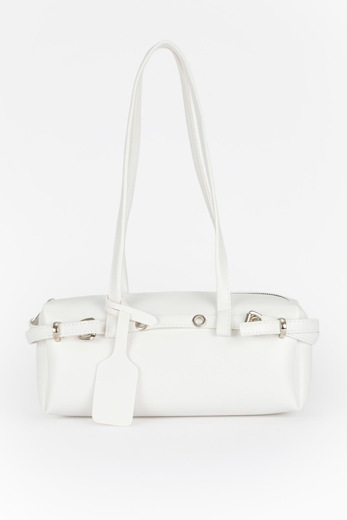 Balance Baget Çanta Beyaz