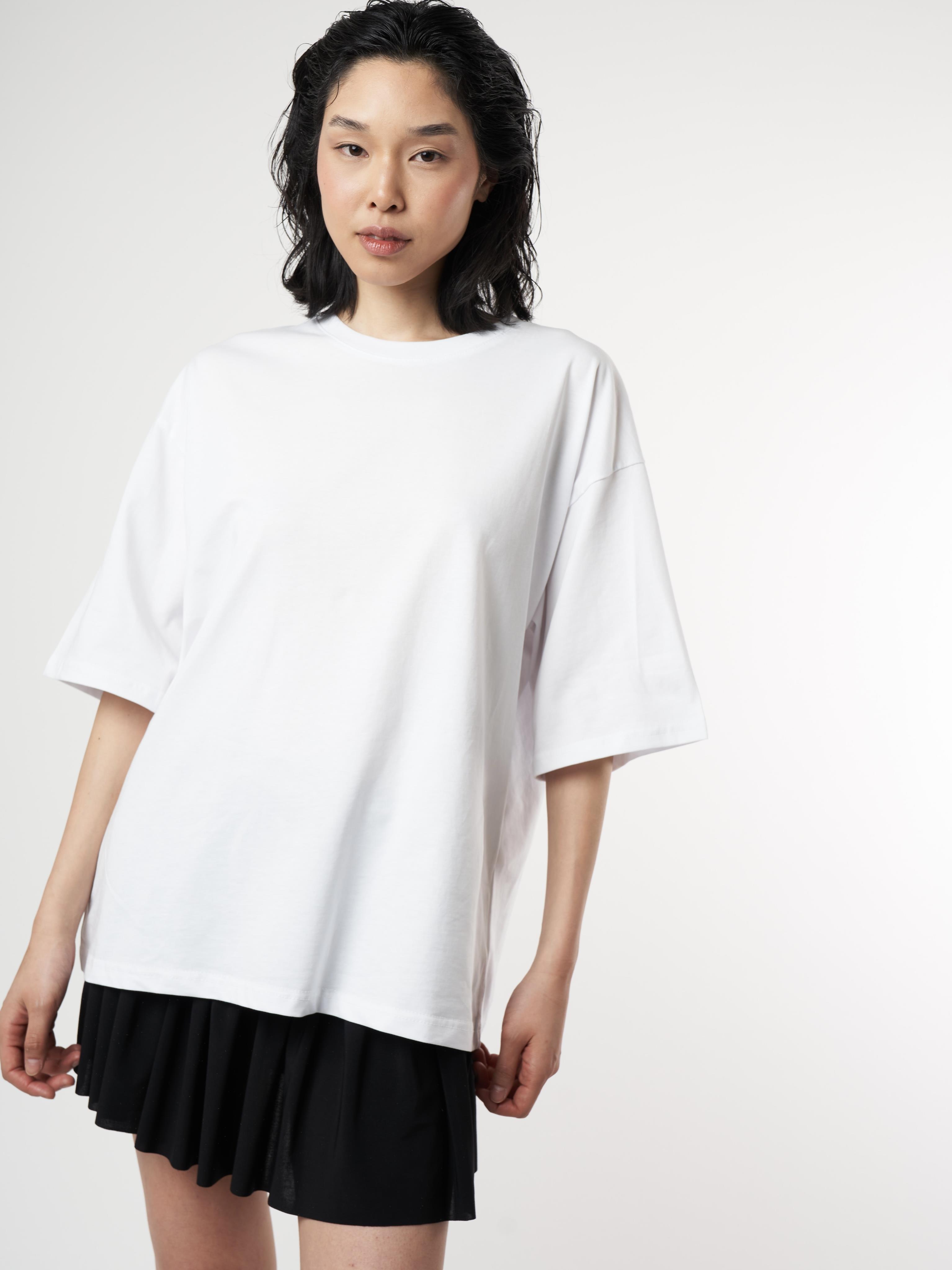 Basic Kısa Kol T-shirt Beyaz