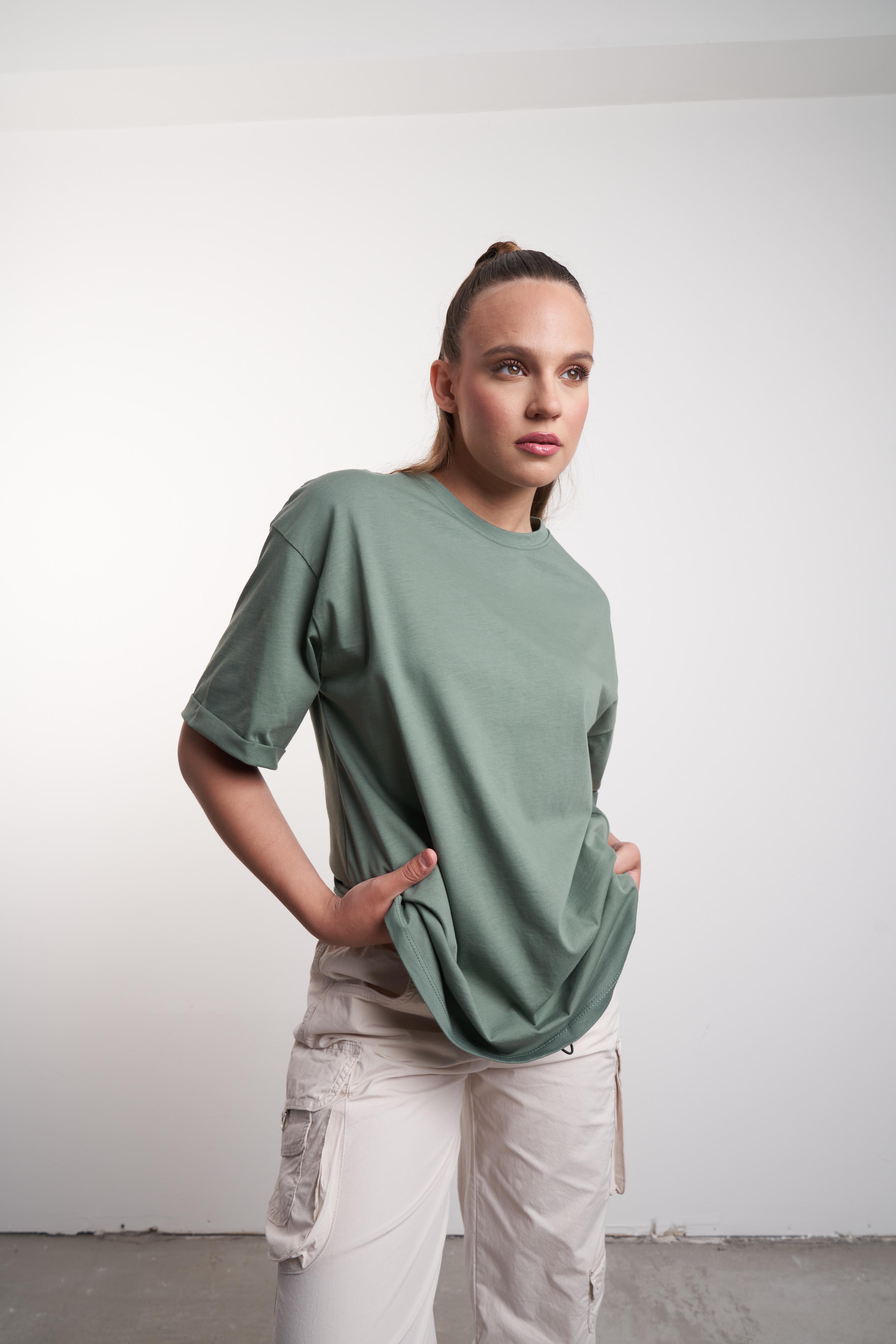 Basic T-shirt Haki