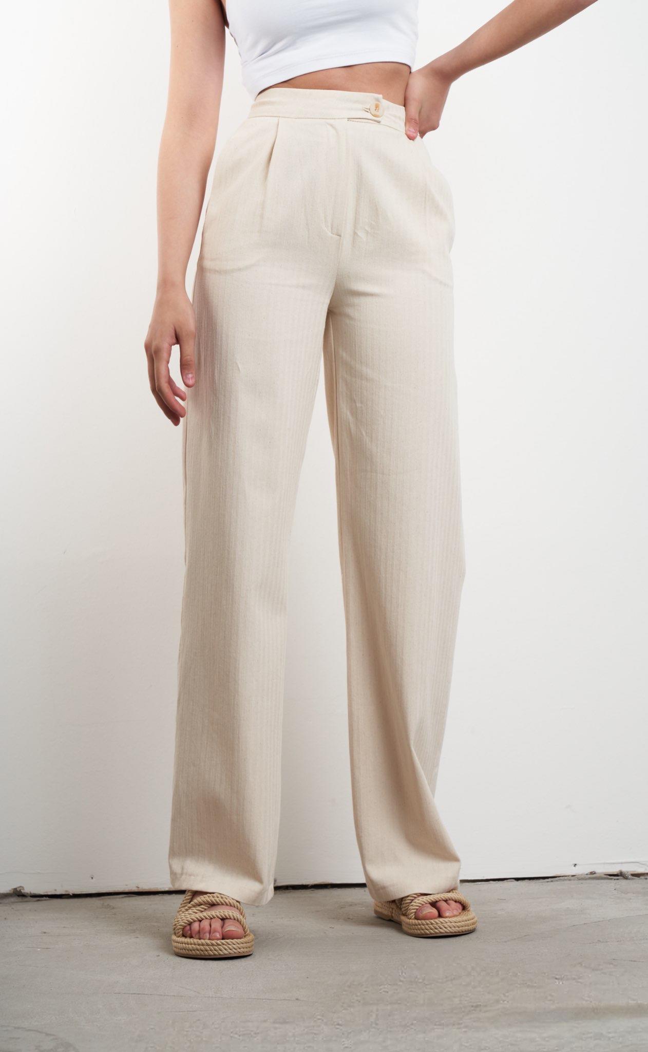 Bol Paça Gabardin Pantolon Natural