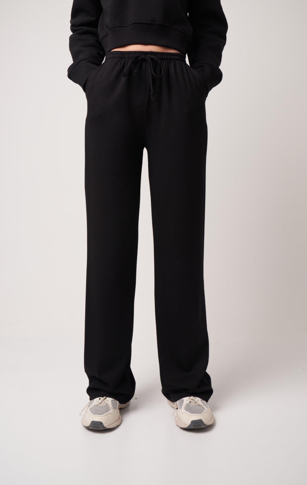 Bol Paça Pantolon Siyah