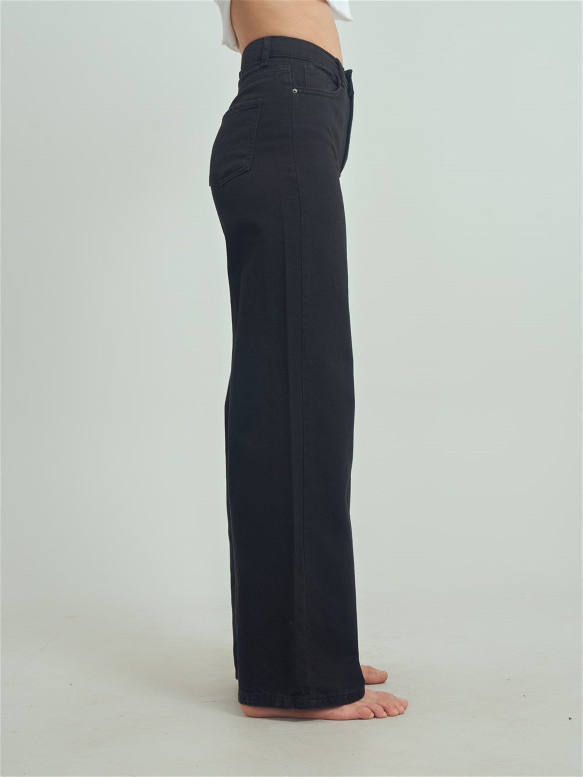 Bol Paça Retro Pantolon - Ambar Giyim