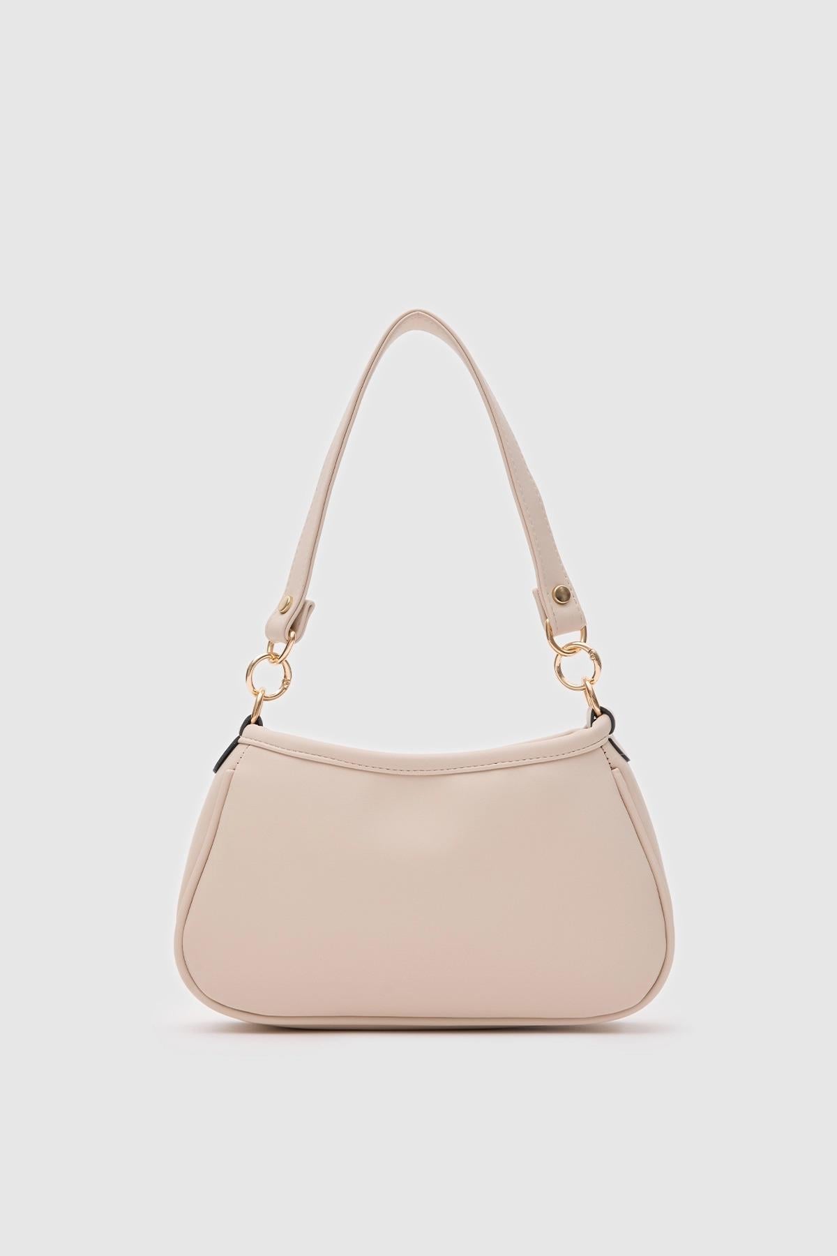 Çapraz ve Baget Çanta Krem