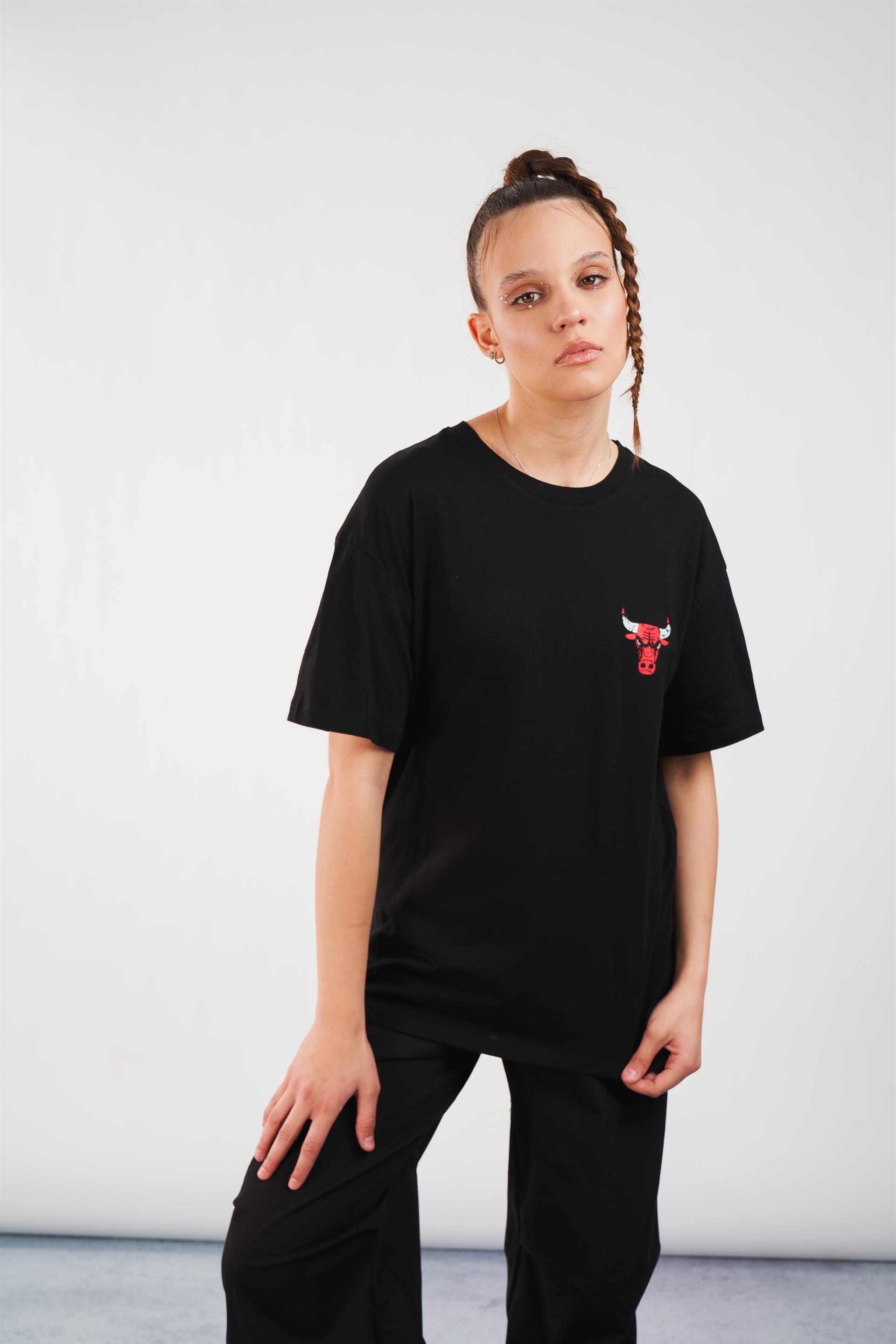 Chicago Bulls Baskılı T-shirt