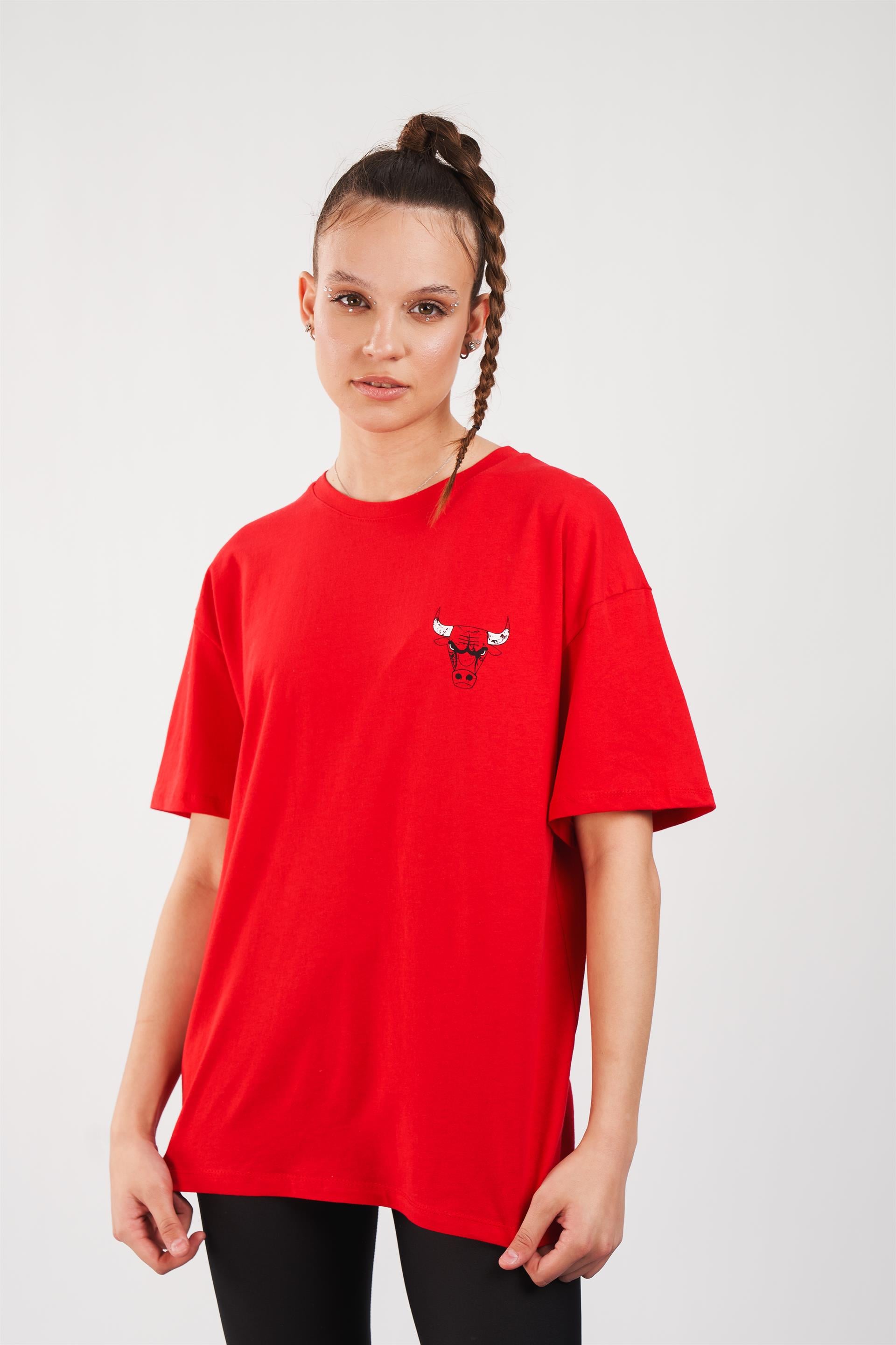 Chicago Bulls Baskılı T-shirt