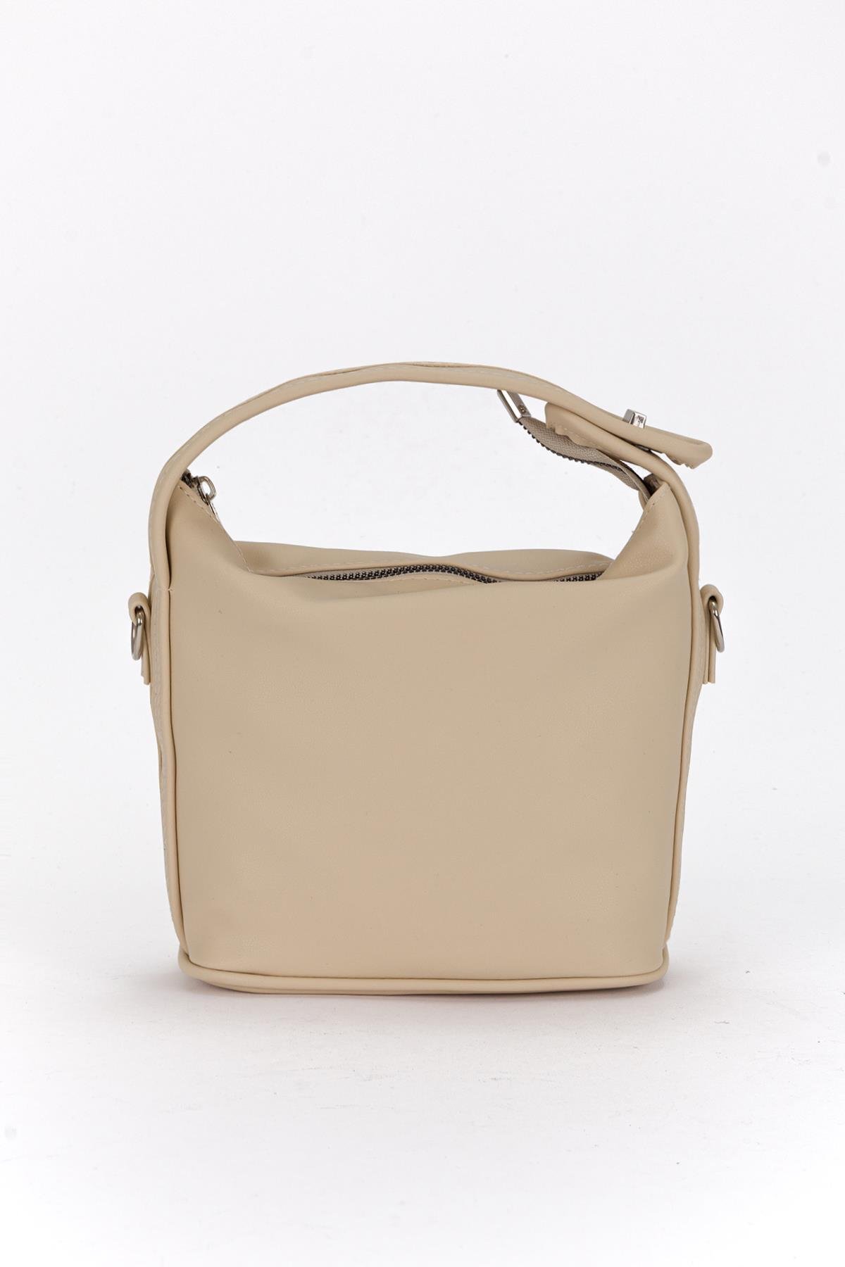 City El ve Çapraz Çanta Ekru