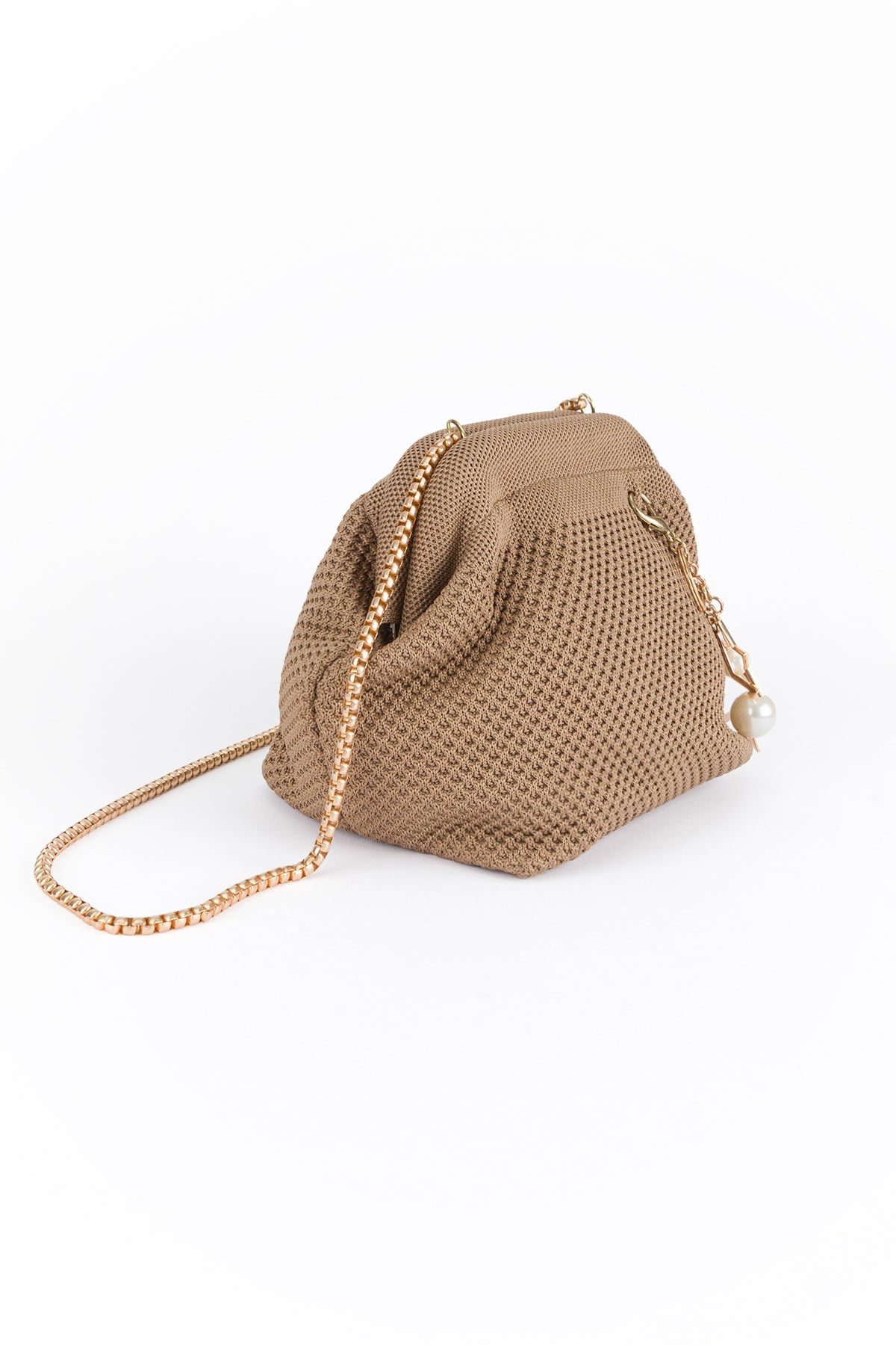 Clutch Çanta Vizon
