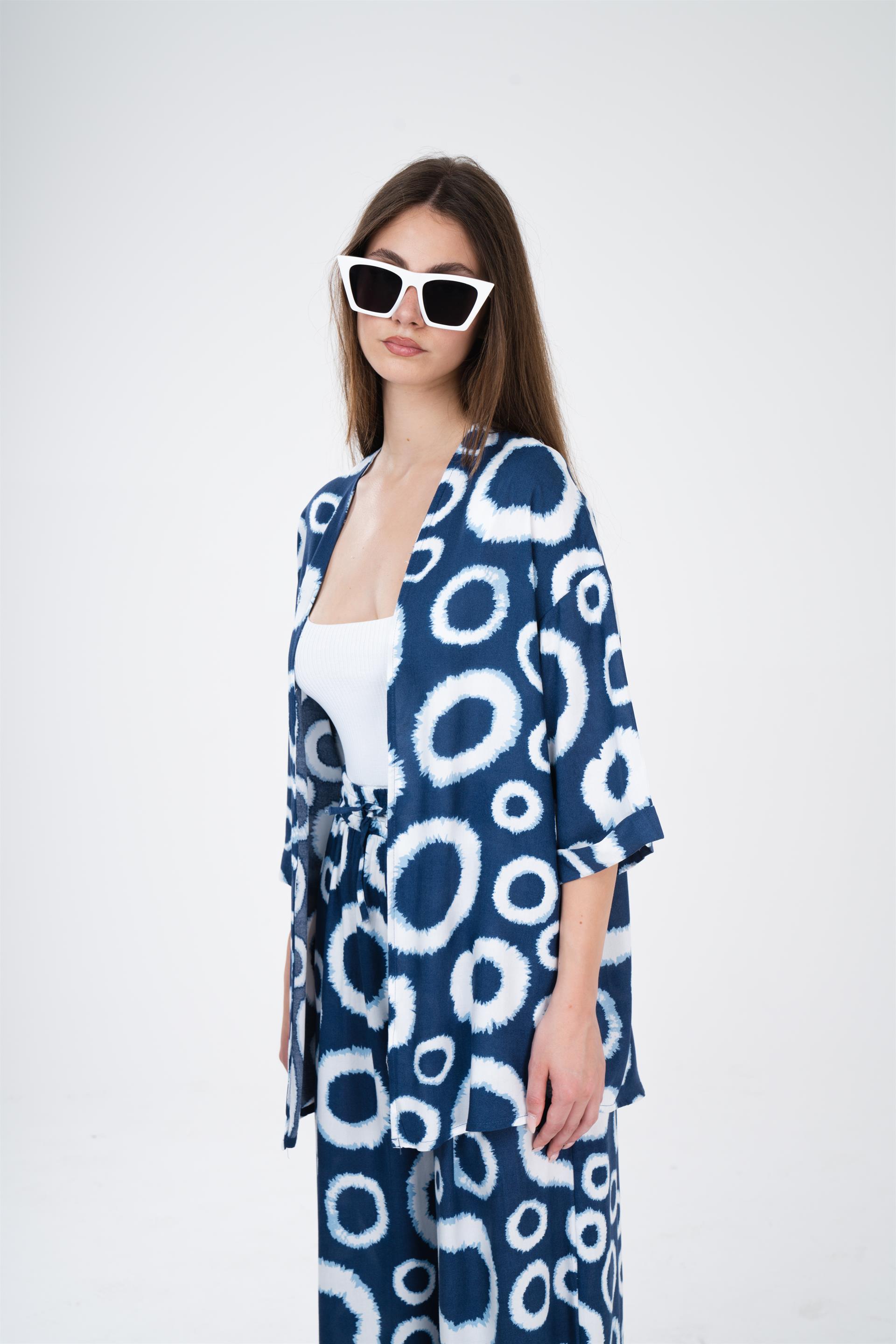 Desenli Kimono