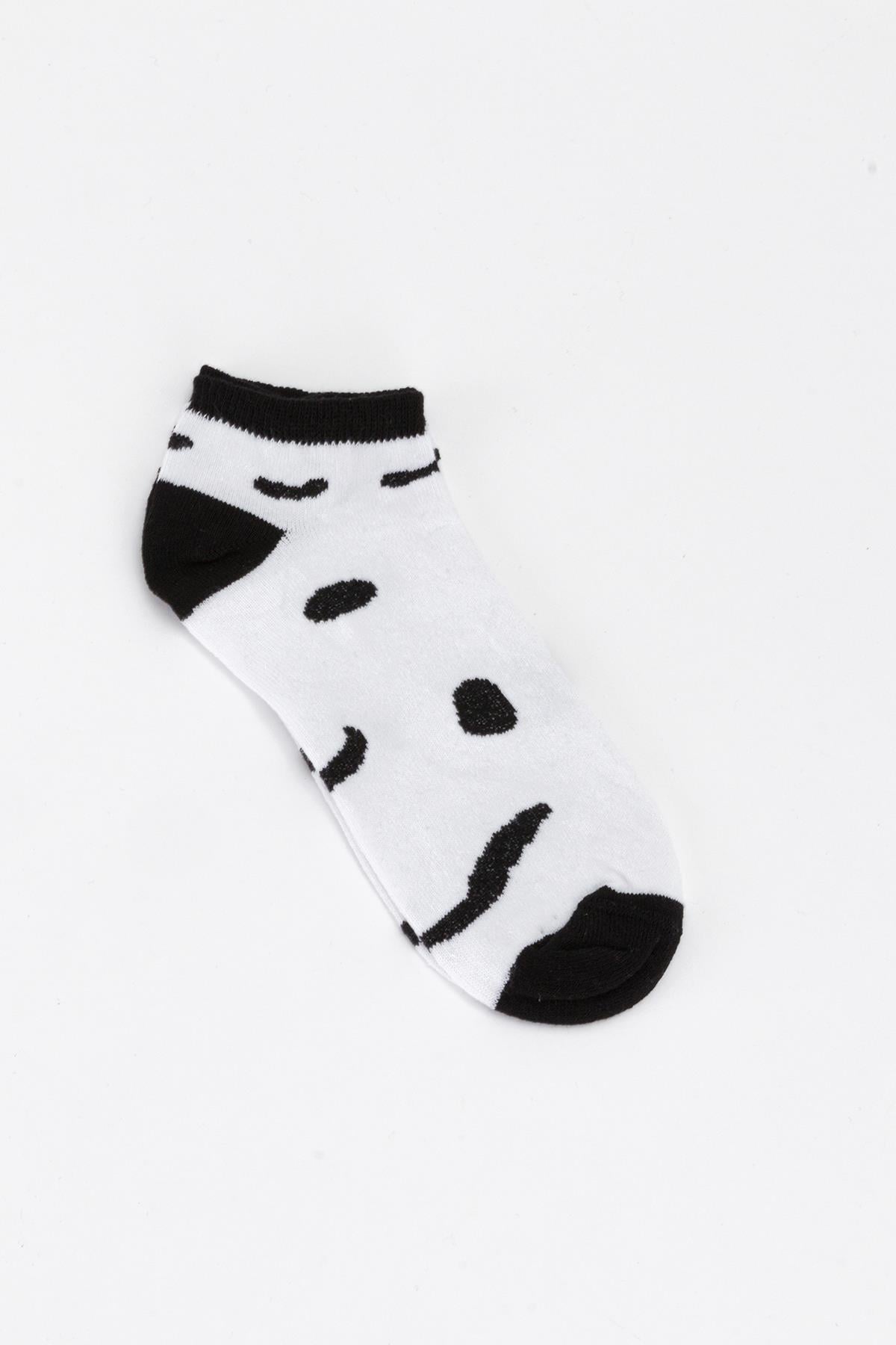 Desenli Patik Çorap