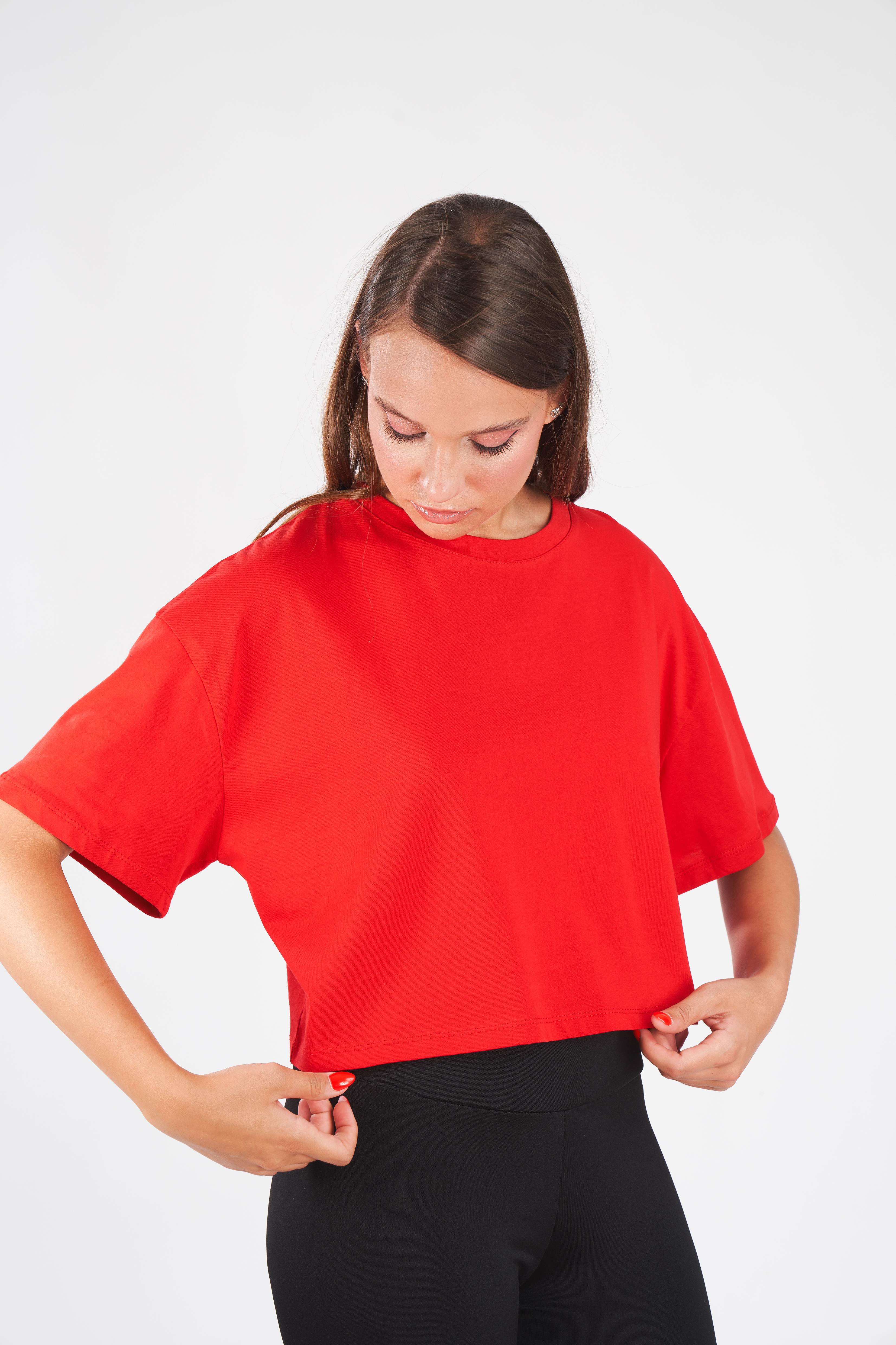 Düz Basic Kısa T-shirt