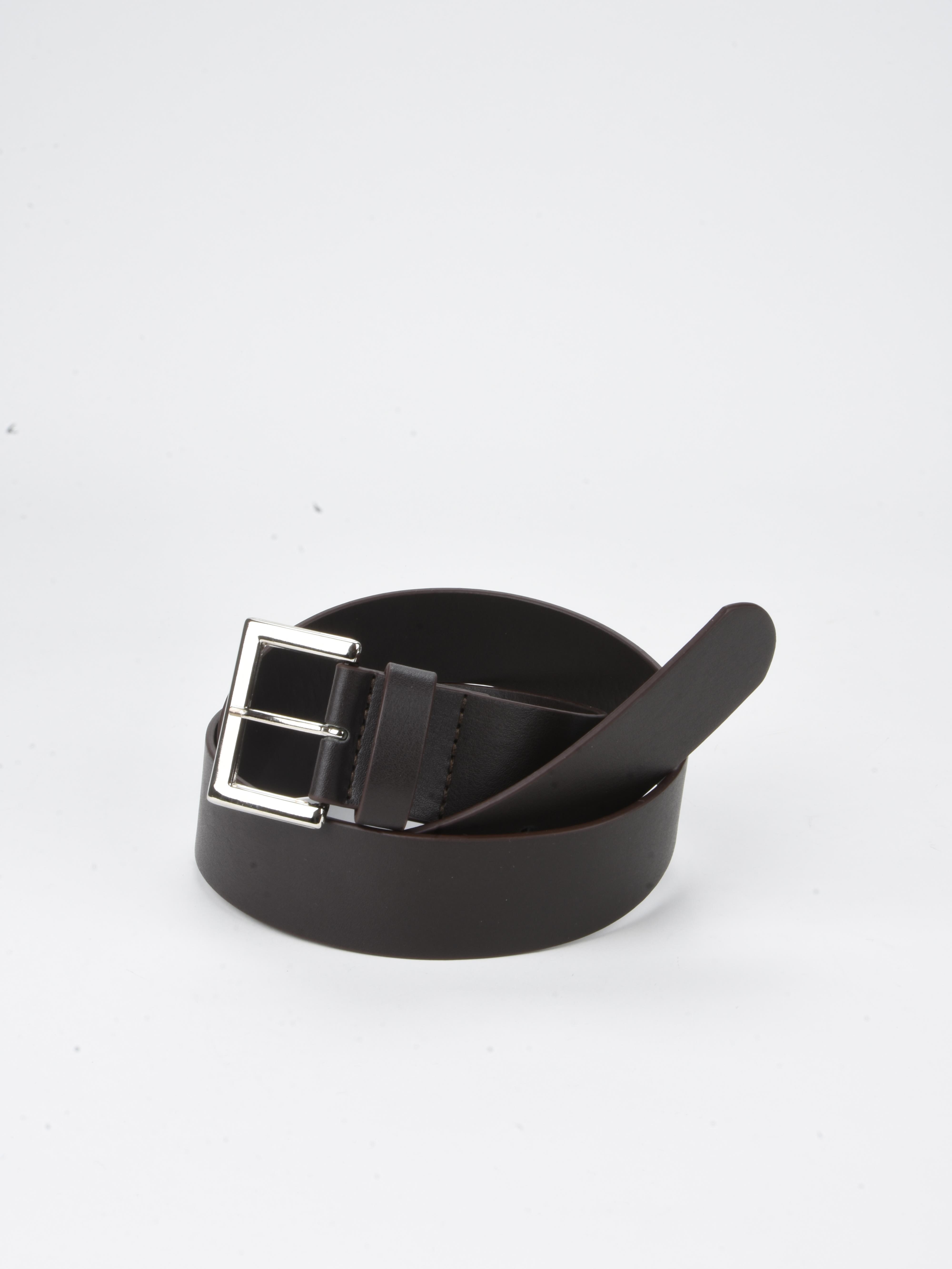 Geniş Kare Tokalı Kemer