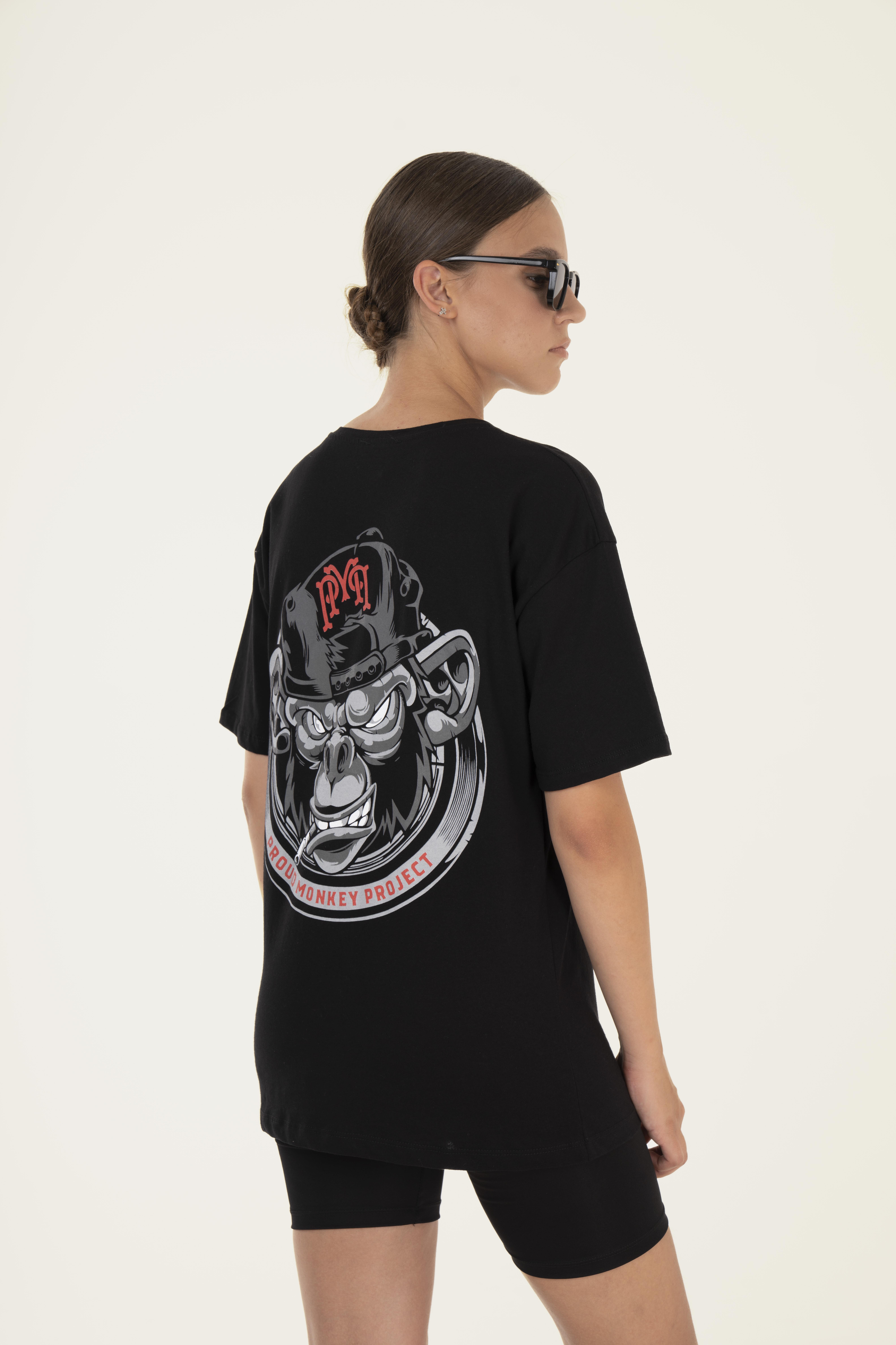Goril Baskılı T-shirt