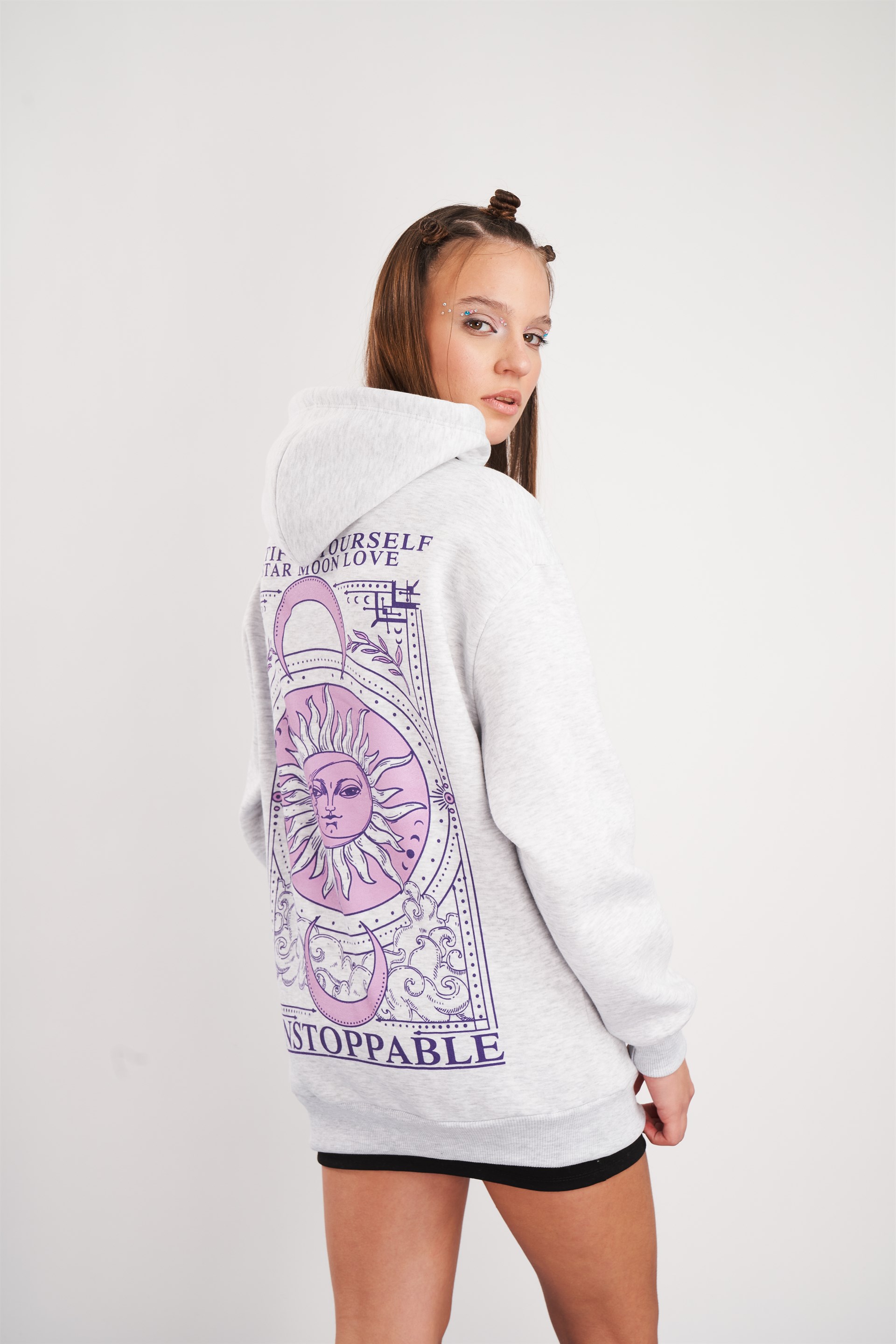 Güneş Baskılı Sweatshirt