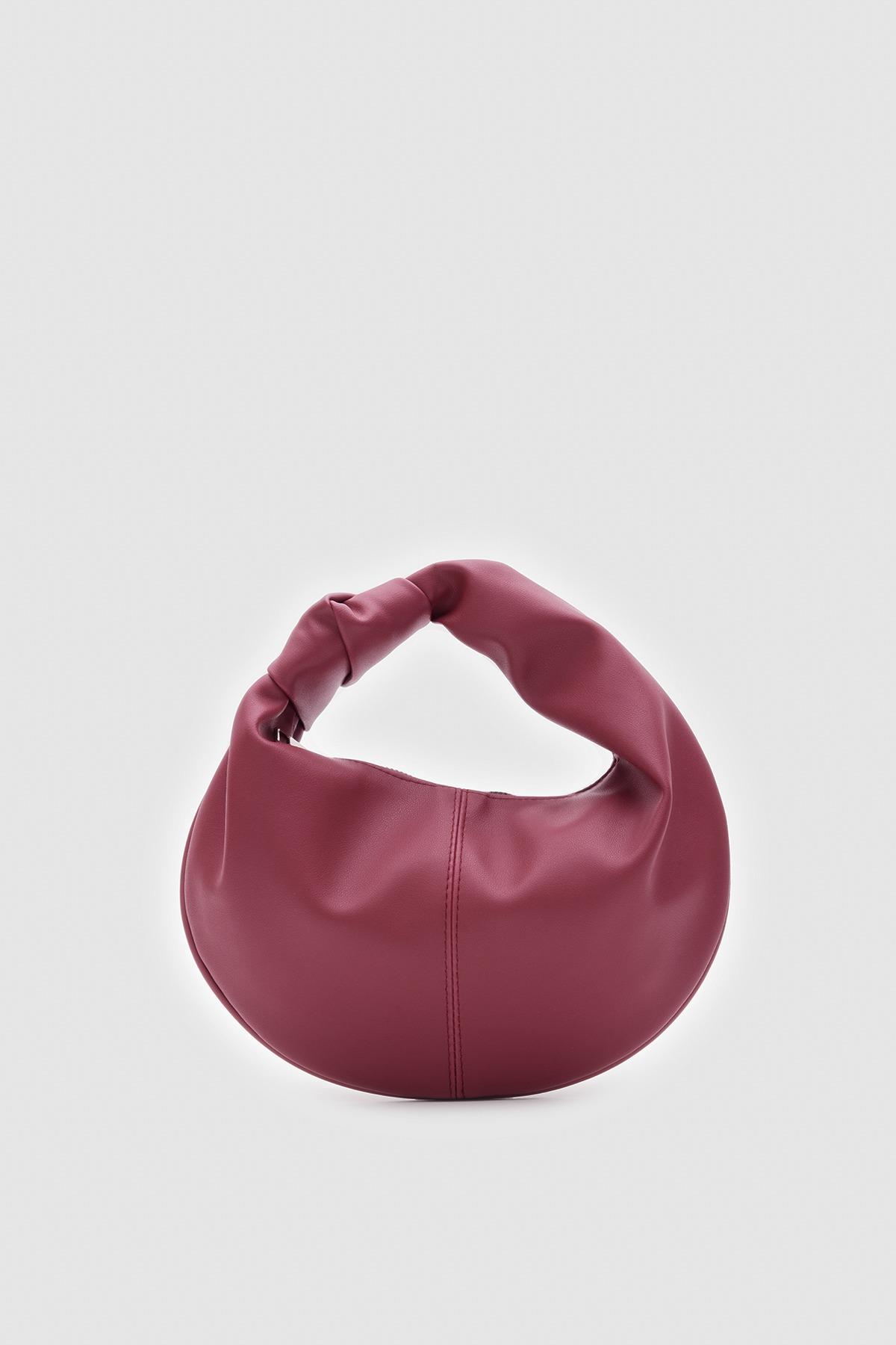 Hand Baget Çanta Bordo
