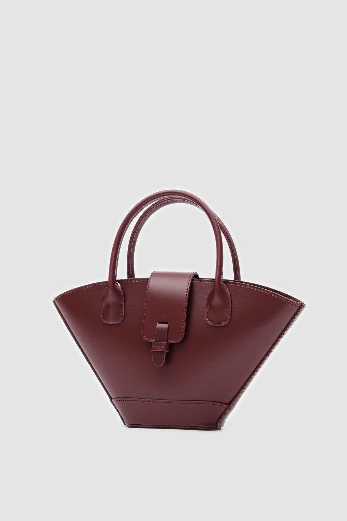 Kova Çapraz Çanta Bordo