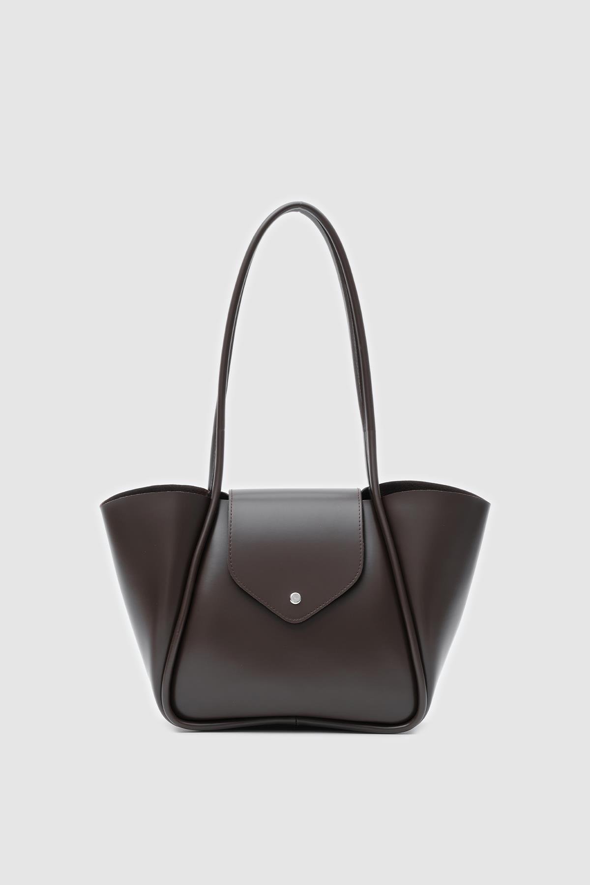 Makyaj Çantalı Omuz Çantası Acı Kahve