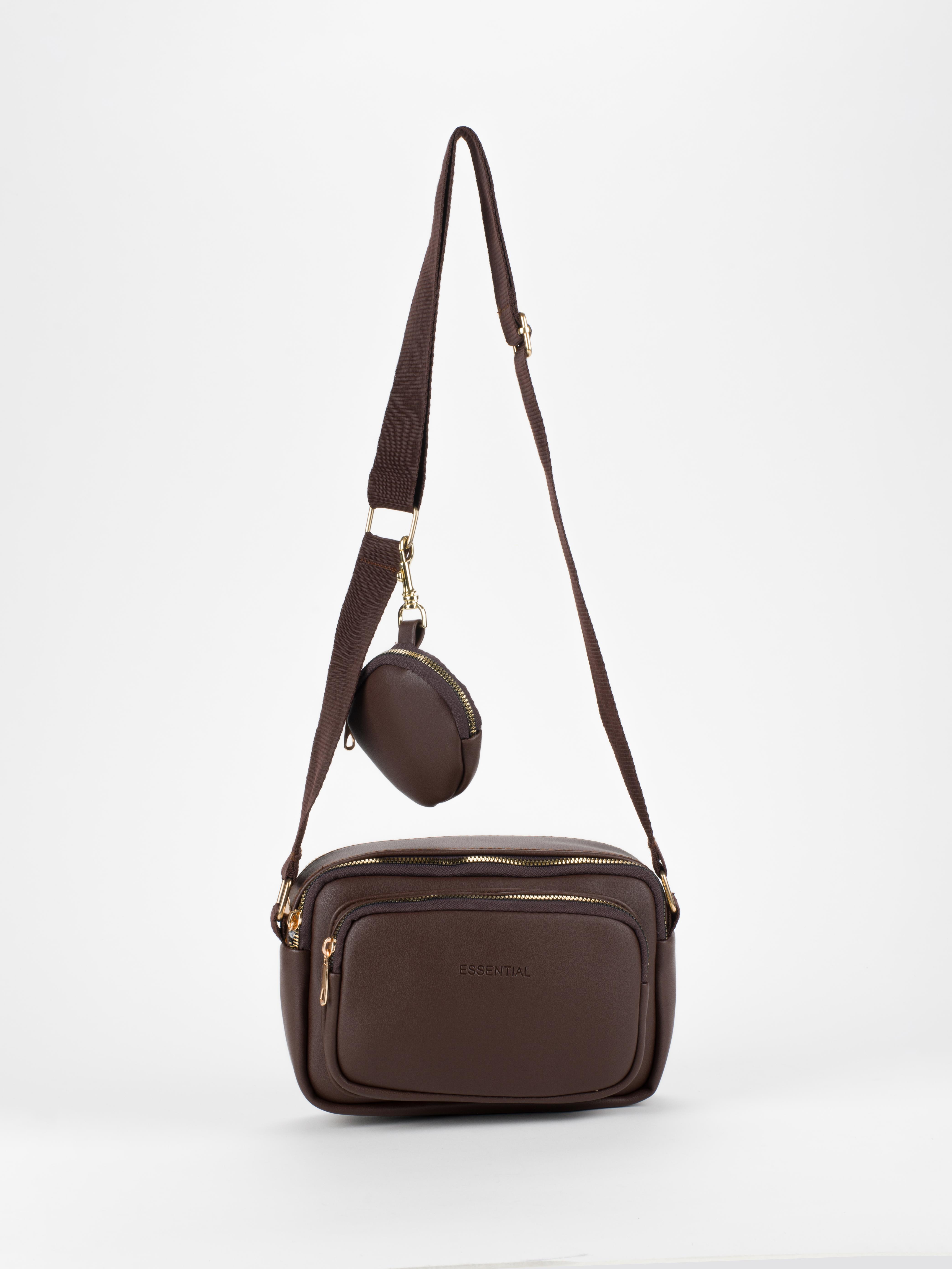 Mini Cüzdan Detaylı Çapraz Çanta