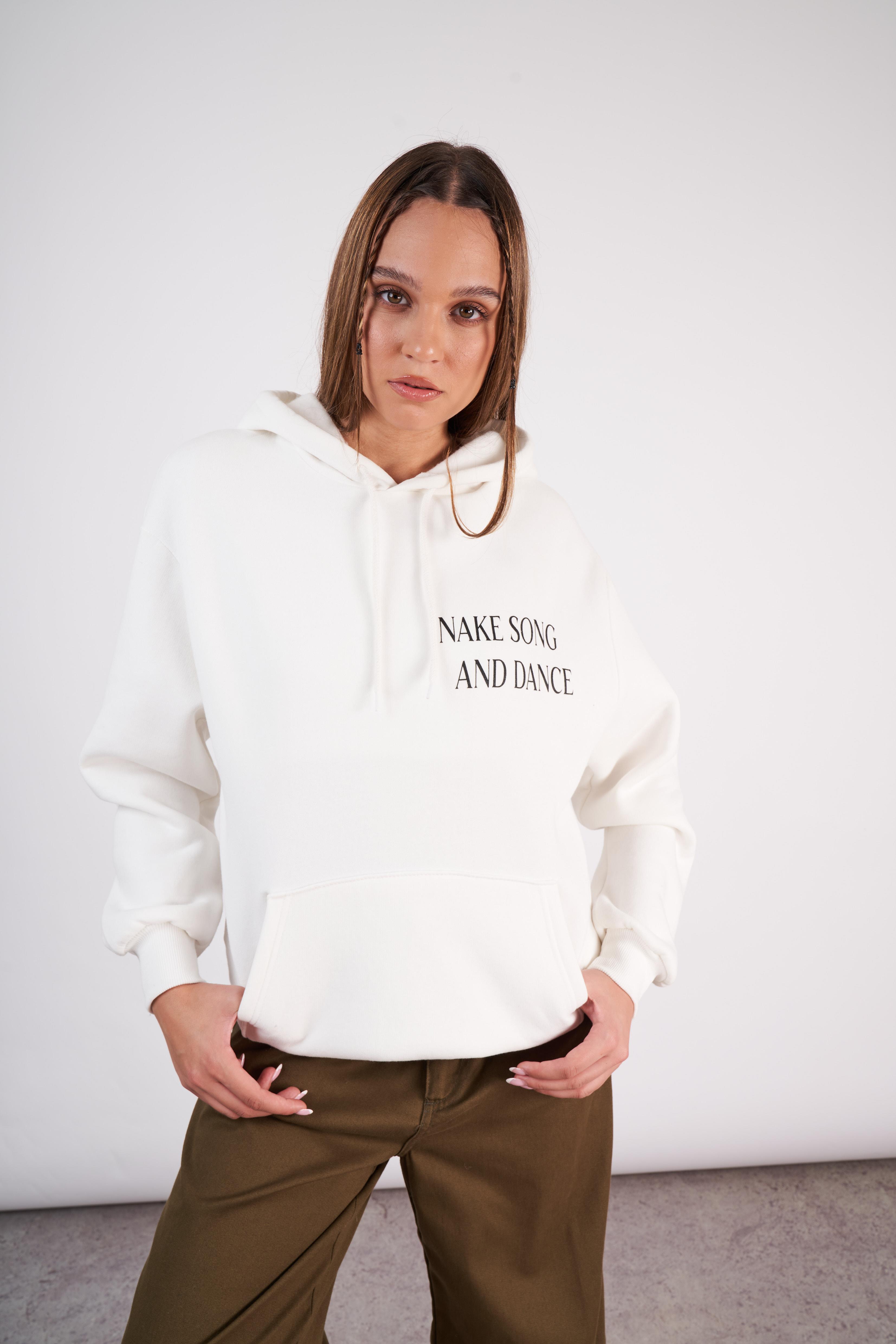 Nake Song And Dance Baskılı Sweatshirt