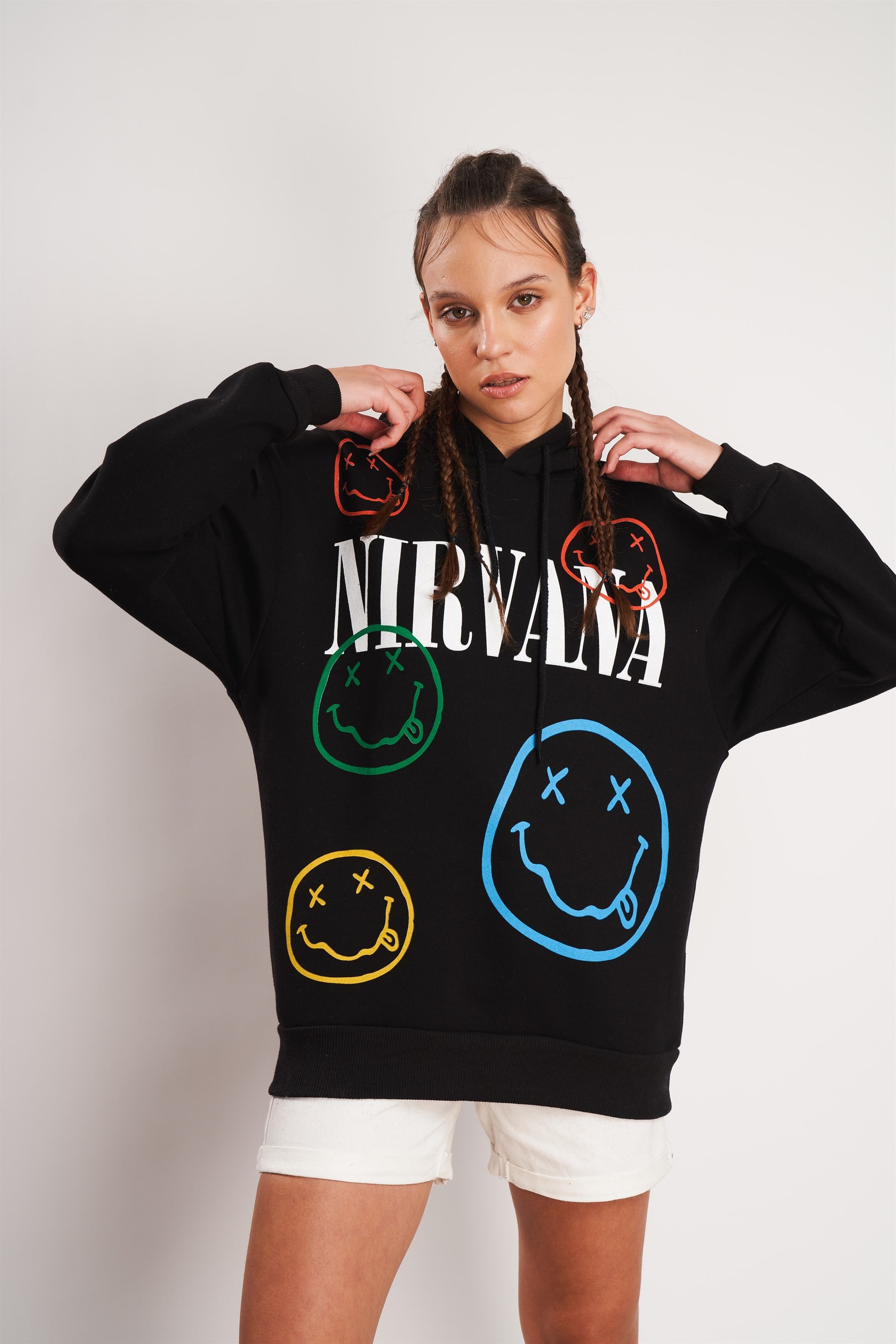 Nirvana Baskılı Sweatshirt
