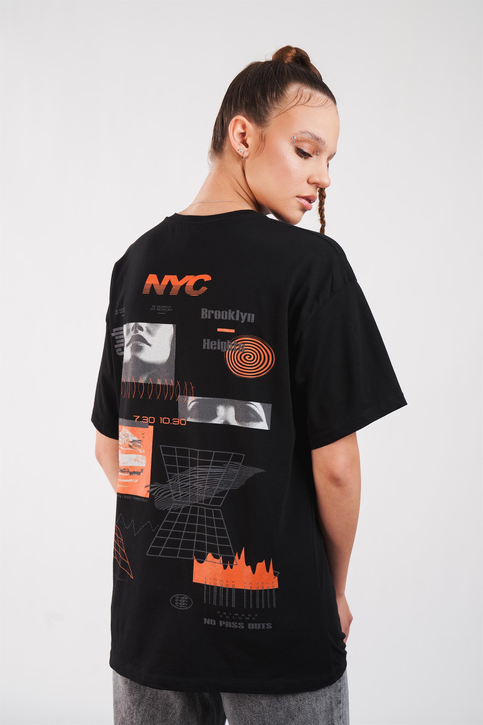 NYC Baskılı T-shirt