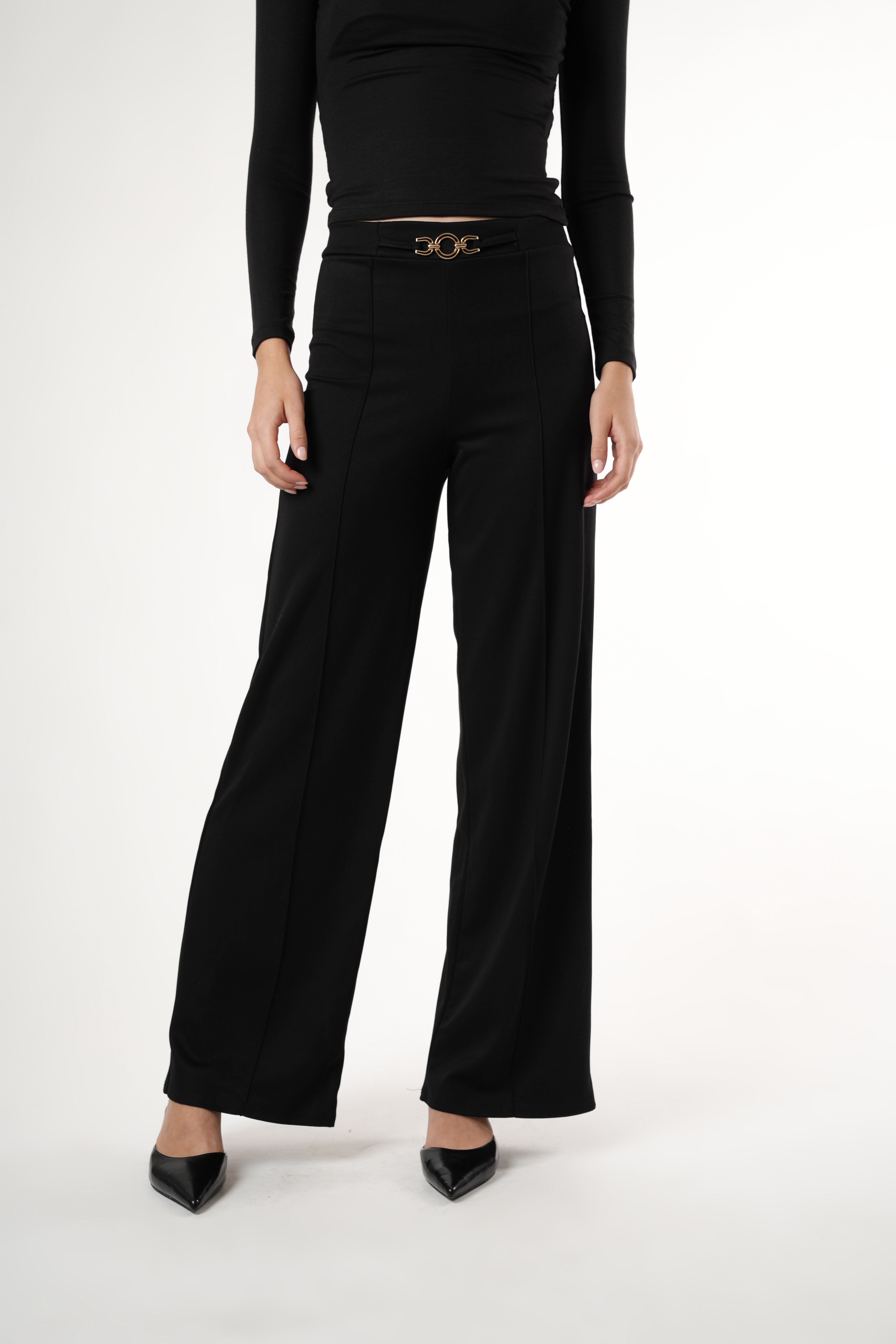 Oysho Bol Paça Pantolon Siyah