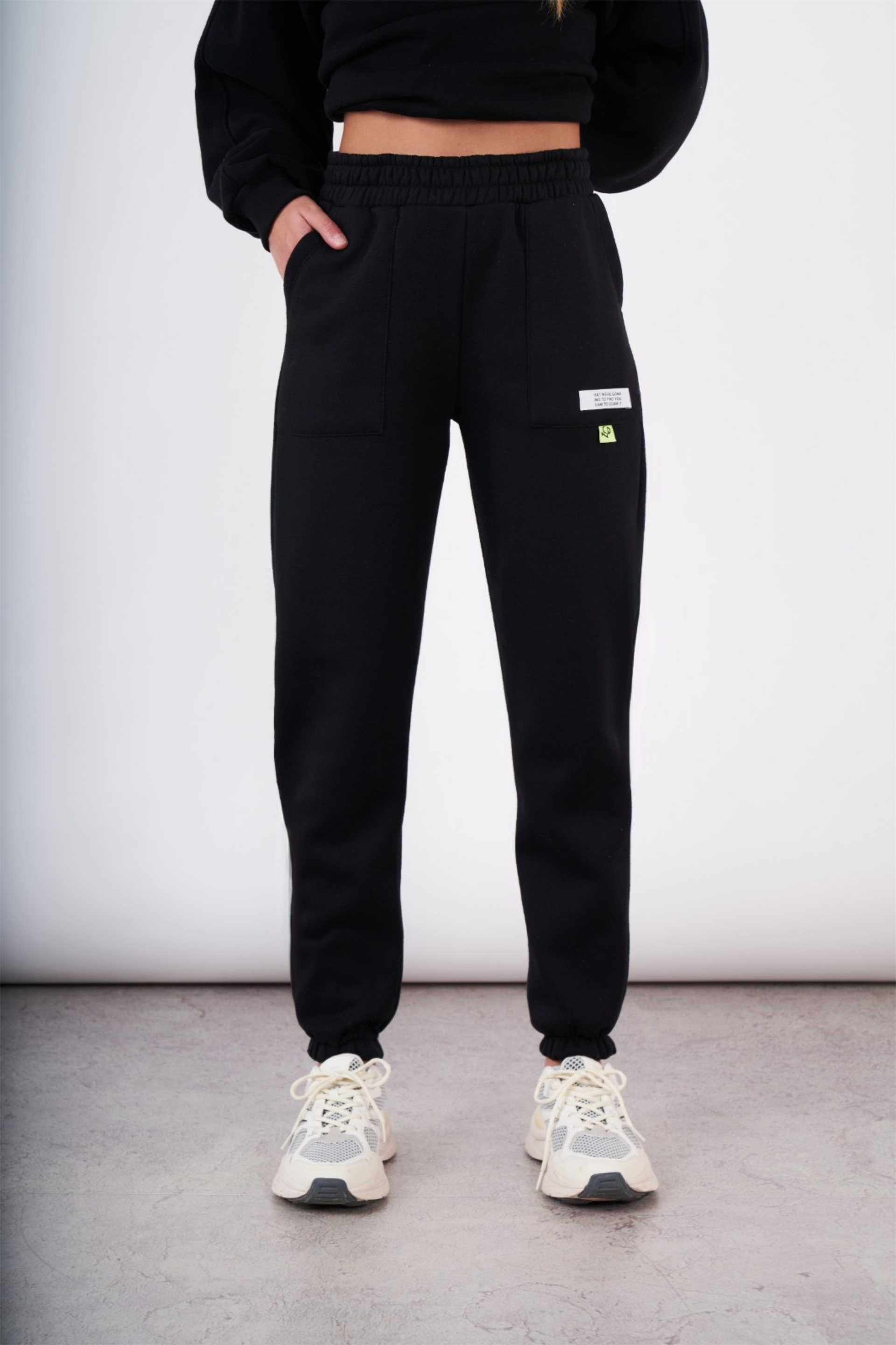 Şardonlu Paçası Lastikli Bel Lastik Eşofman Altı