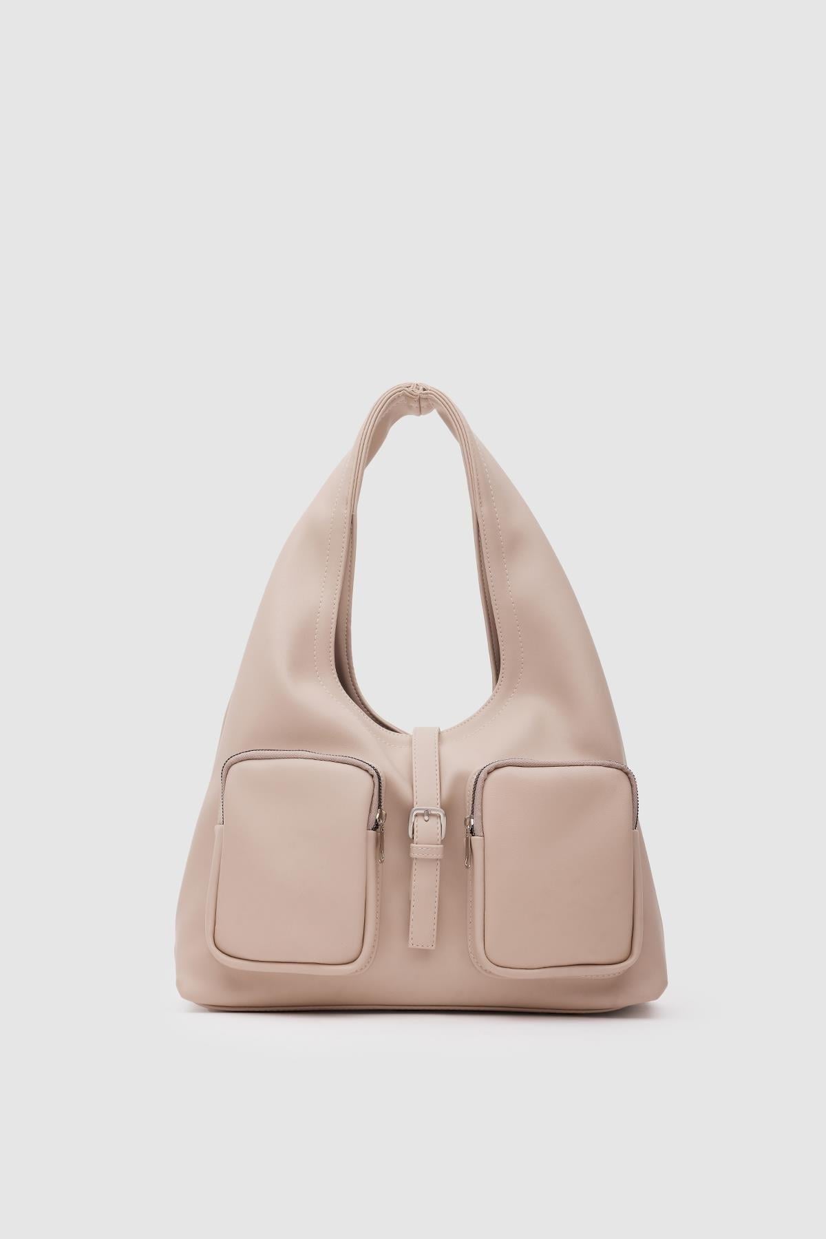 Slash Omuz Çantası Bej