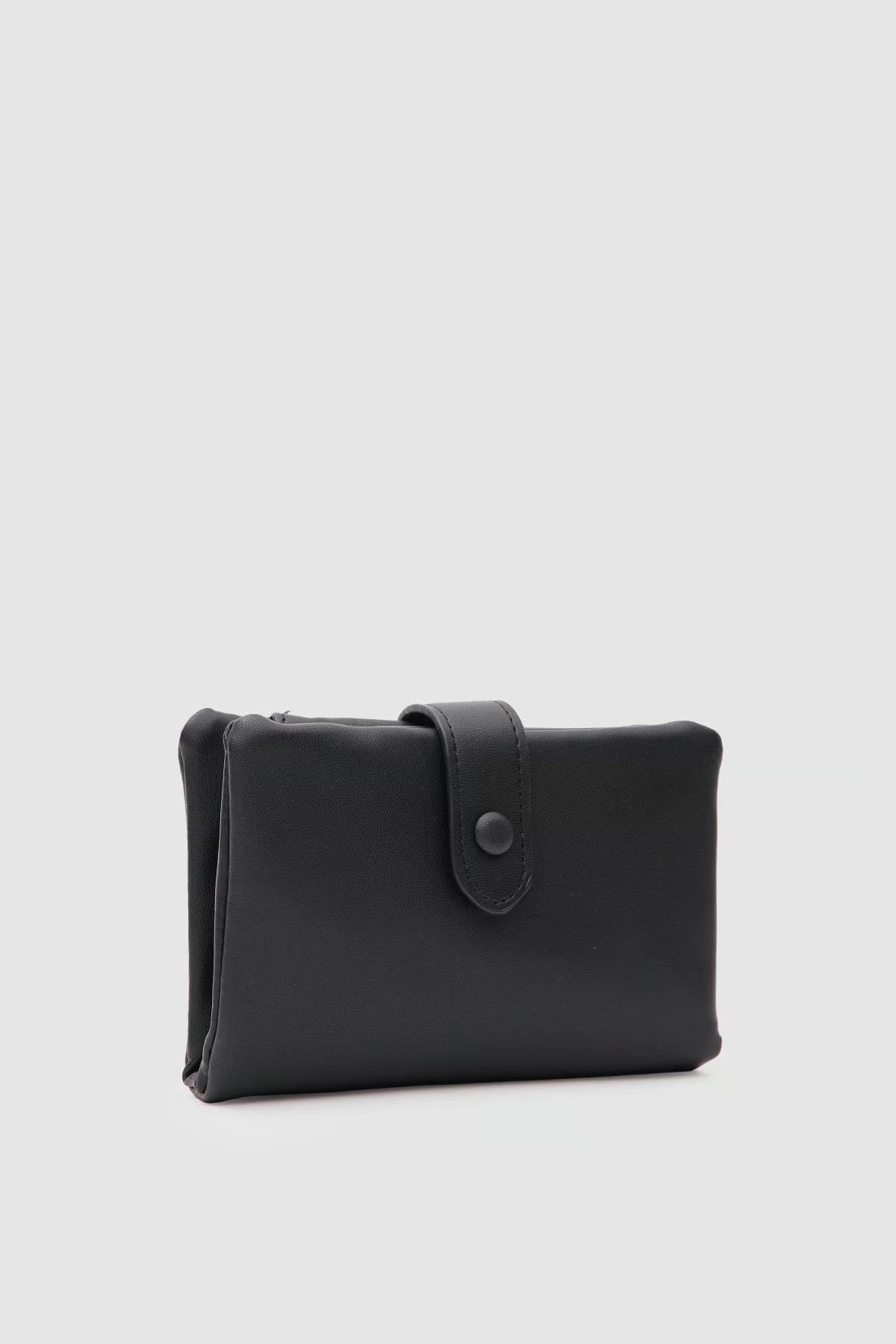 Soft Bölmeli Cüzdan Siyah