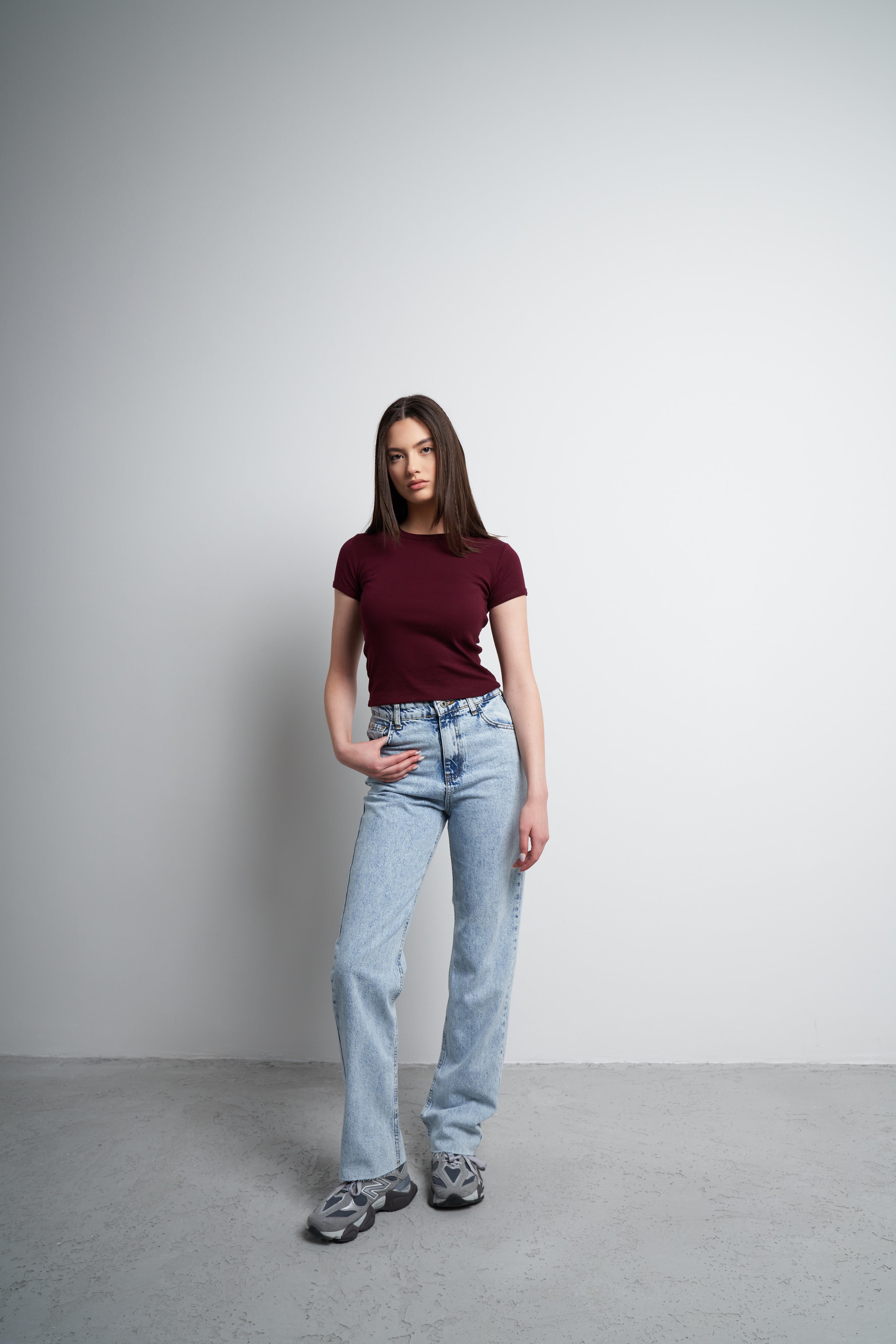 Straight Fit Jean Pantolon Açık Mavi